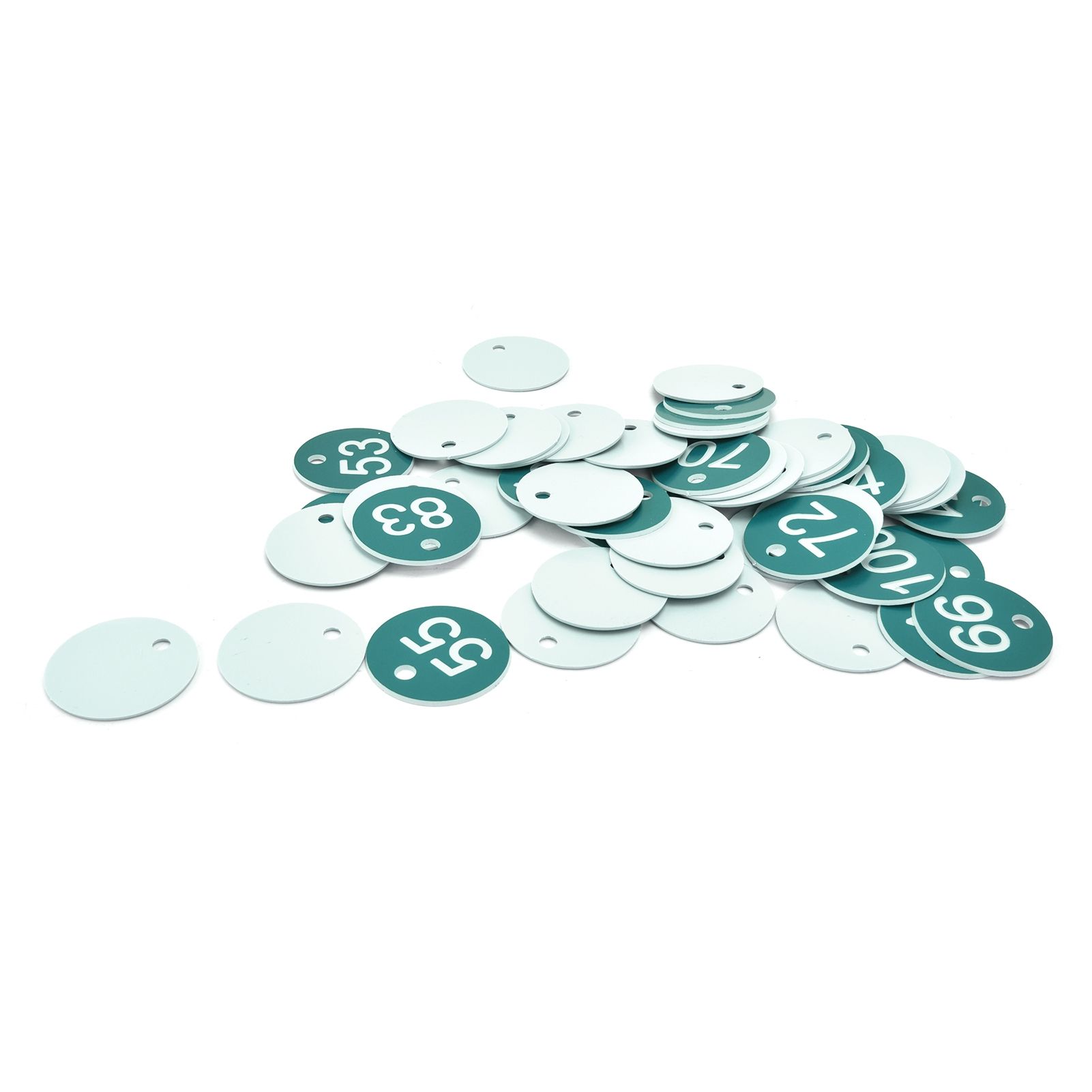 50PCS Numbered Label Numbered Tag for Farm Livestock Beekeeping Husbandry Breeding Supplies51-100 Green - Image 8