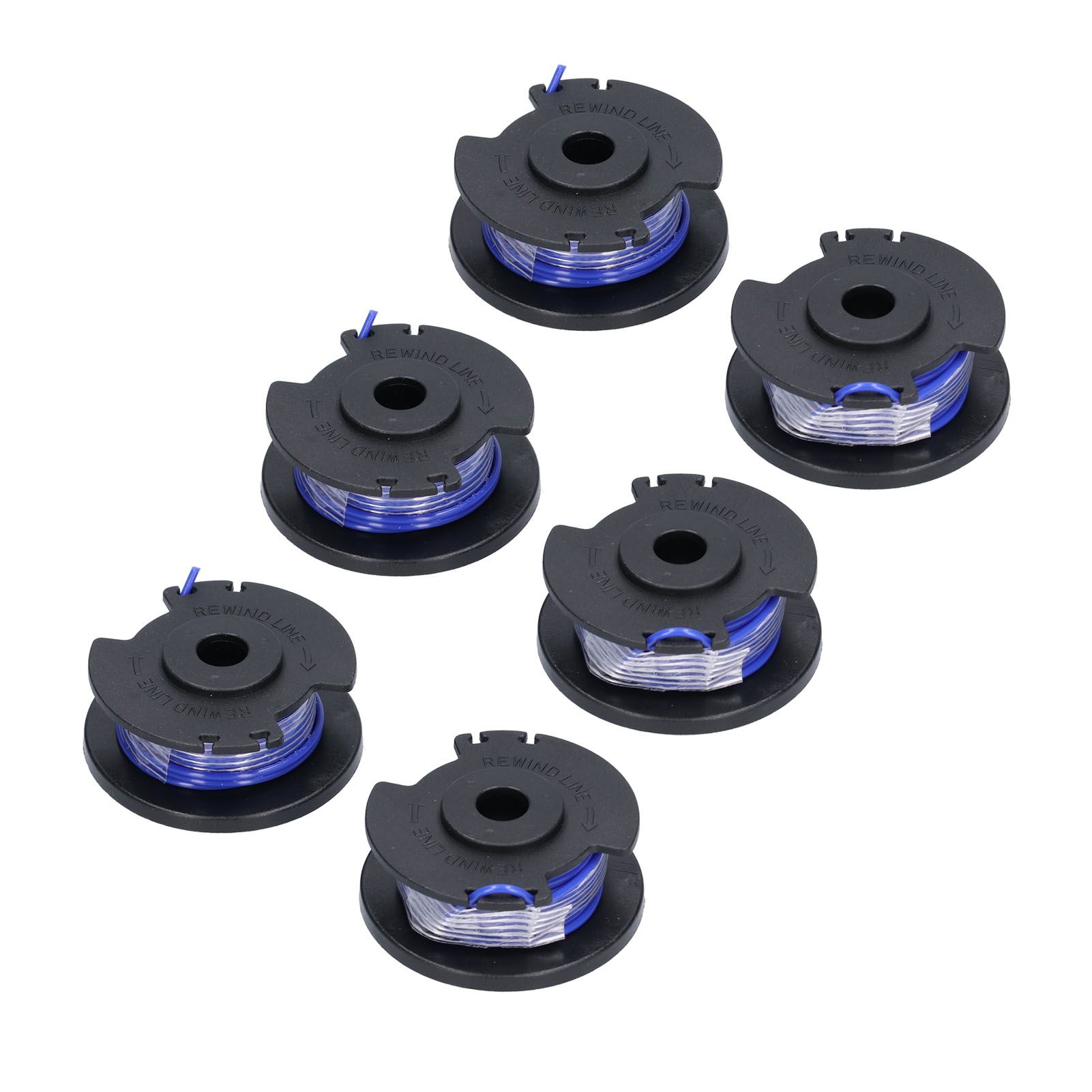 6Pcs Trimmer Spool Line Replacement for Ryobi 18V 24V 40V String Trimmers Lawn Mower - Image 3