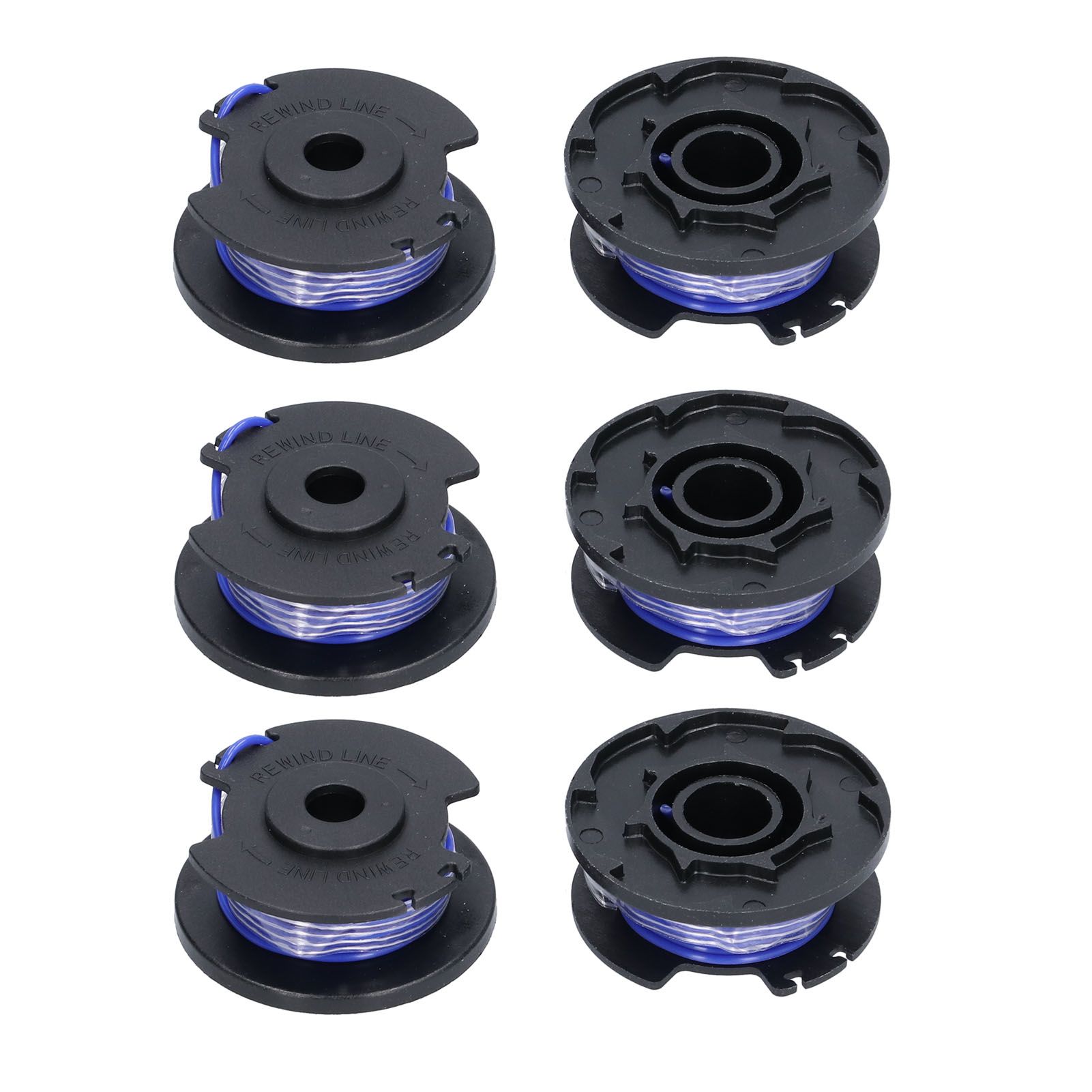 6Pcs Trimmer Spool Line Replacement for Ryobi 18V 24V 40V String Trimmers Lawn Mower - Image 4