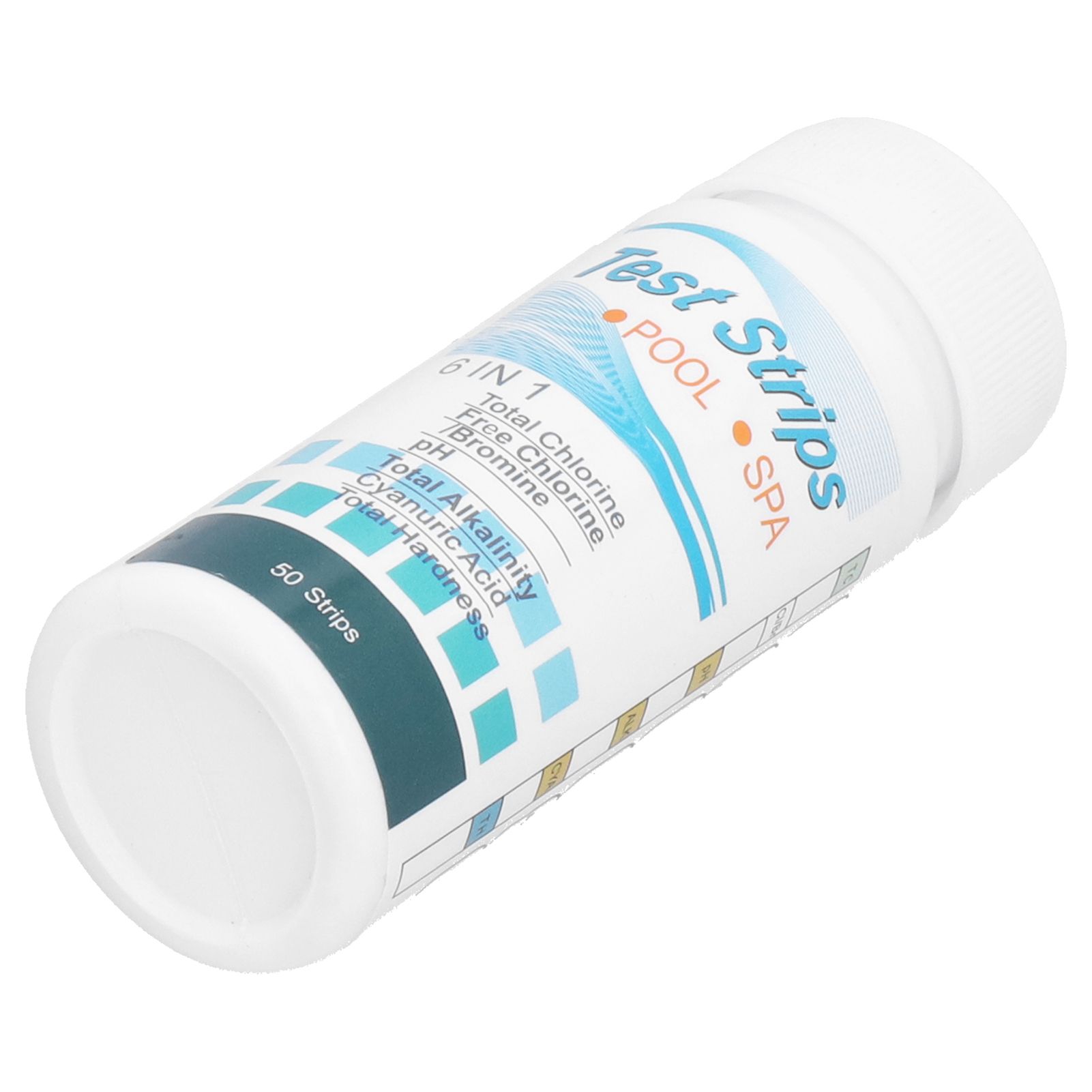 50Pcs Water Test Strip 6‑In‑1 PH Value Hardness Test Strip Pool Test Strip for Aquarium Pond - Image 5