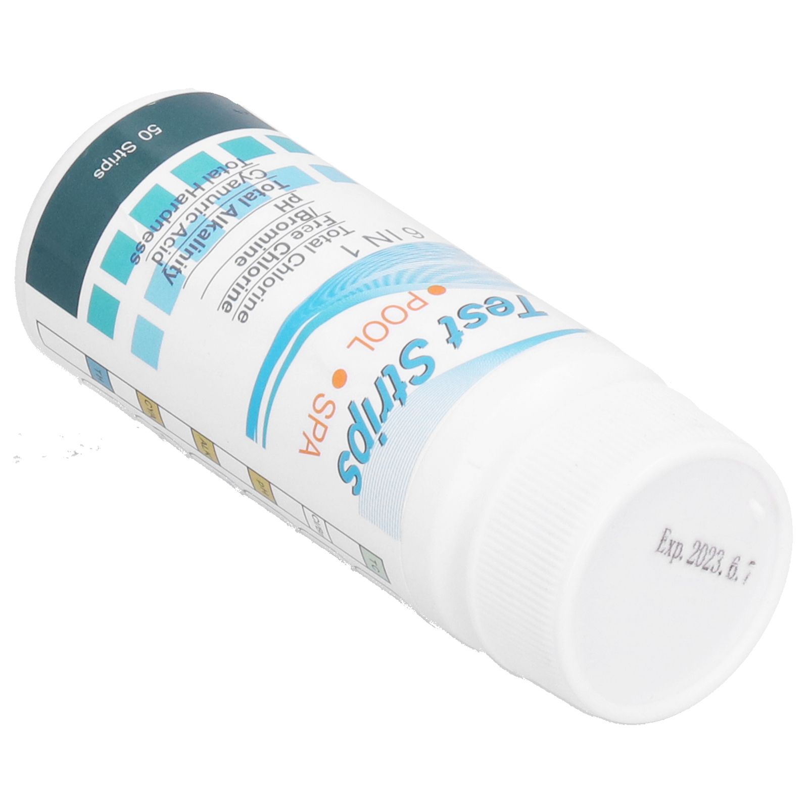 50Pcs Water Test Strip 6‑In‑1 PH Value Hardness Test Strip Pool Test Strip for Aquarium Pond - Image 6