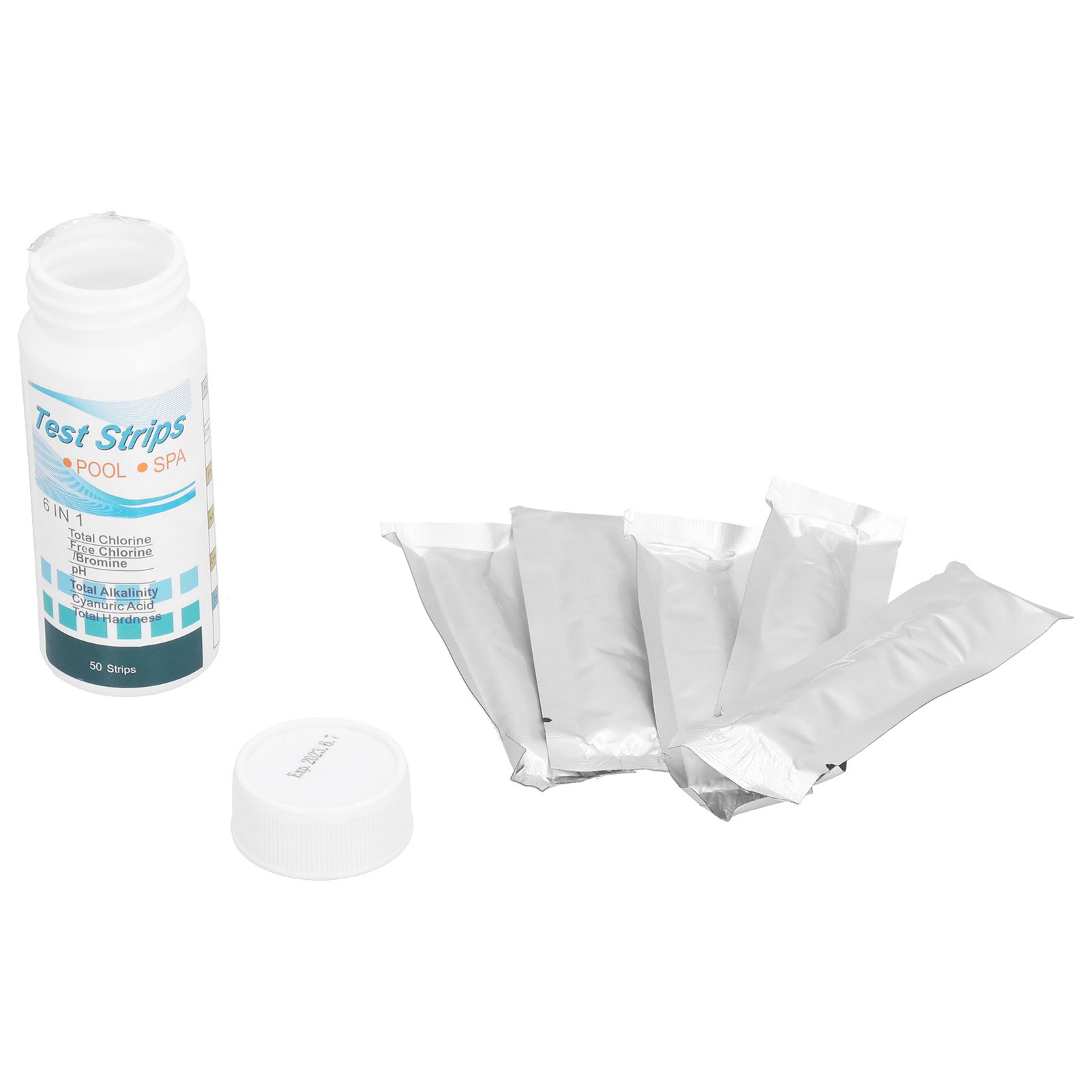 50Pcs Water Test Strip 6‑In‑1 PH Value Hardness Test Strip Pool Test Strip for Aquarium Pond - Image 8