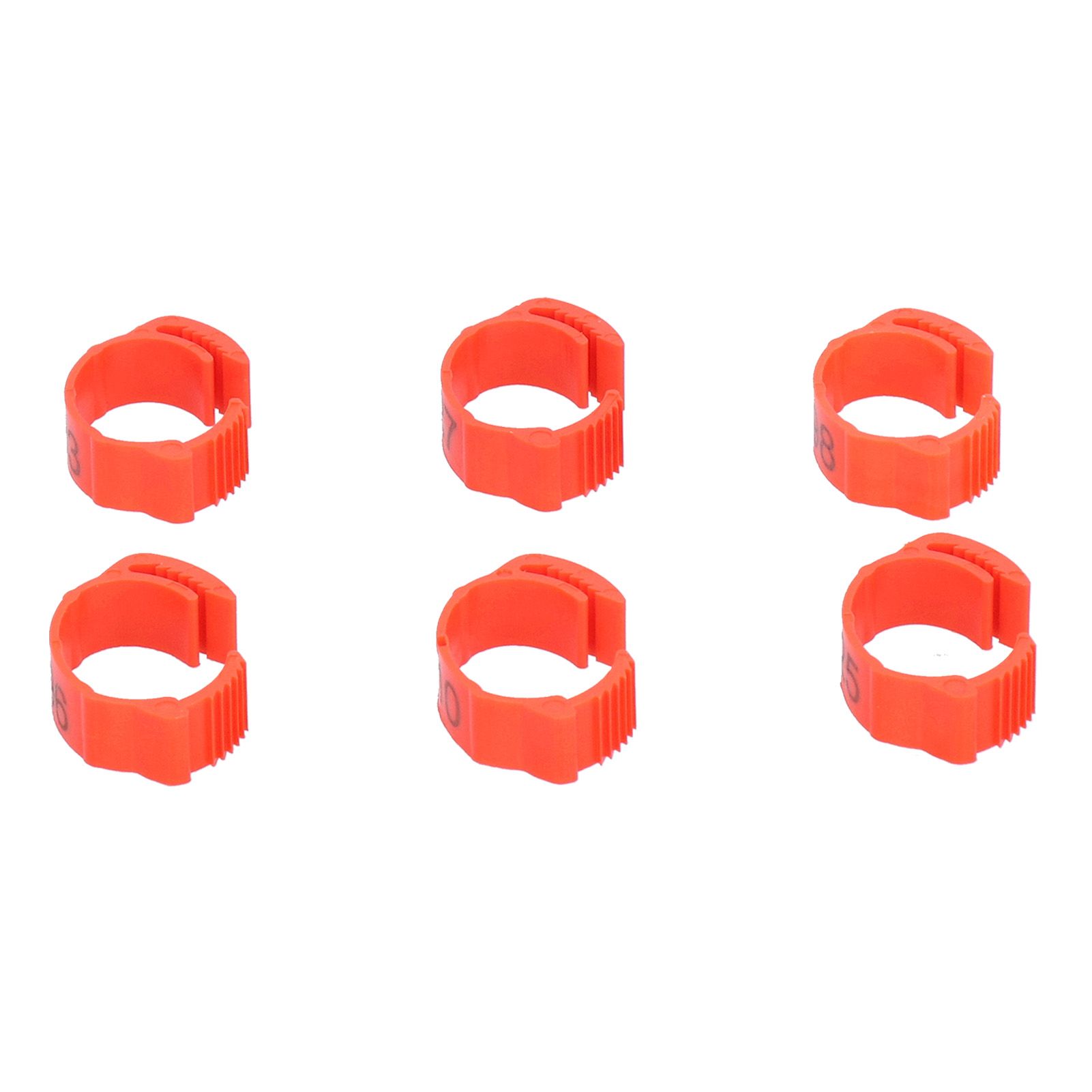 100PCS/Bag Poultry Leg Bands ClipOn Foot Rings with 01100 Numbers for Chicken Duck Goose Supplies - Image 3