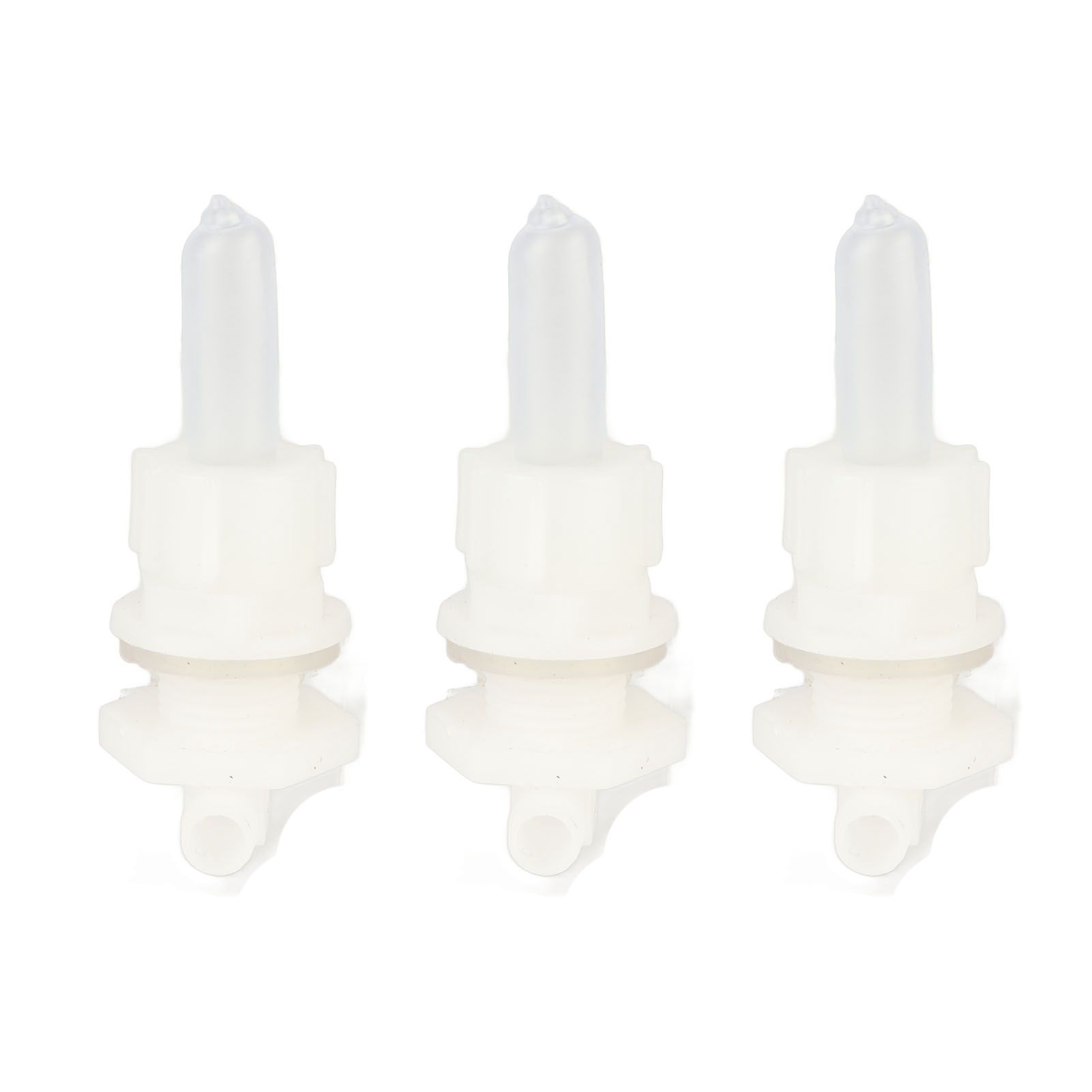 3‑Set Lamb Nipple Durable Plastic PP White Veterinary Feeding Pritchard Nipple for Pig Sheep - Image 3