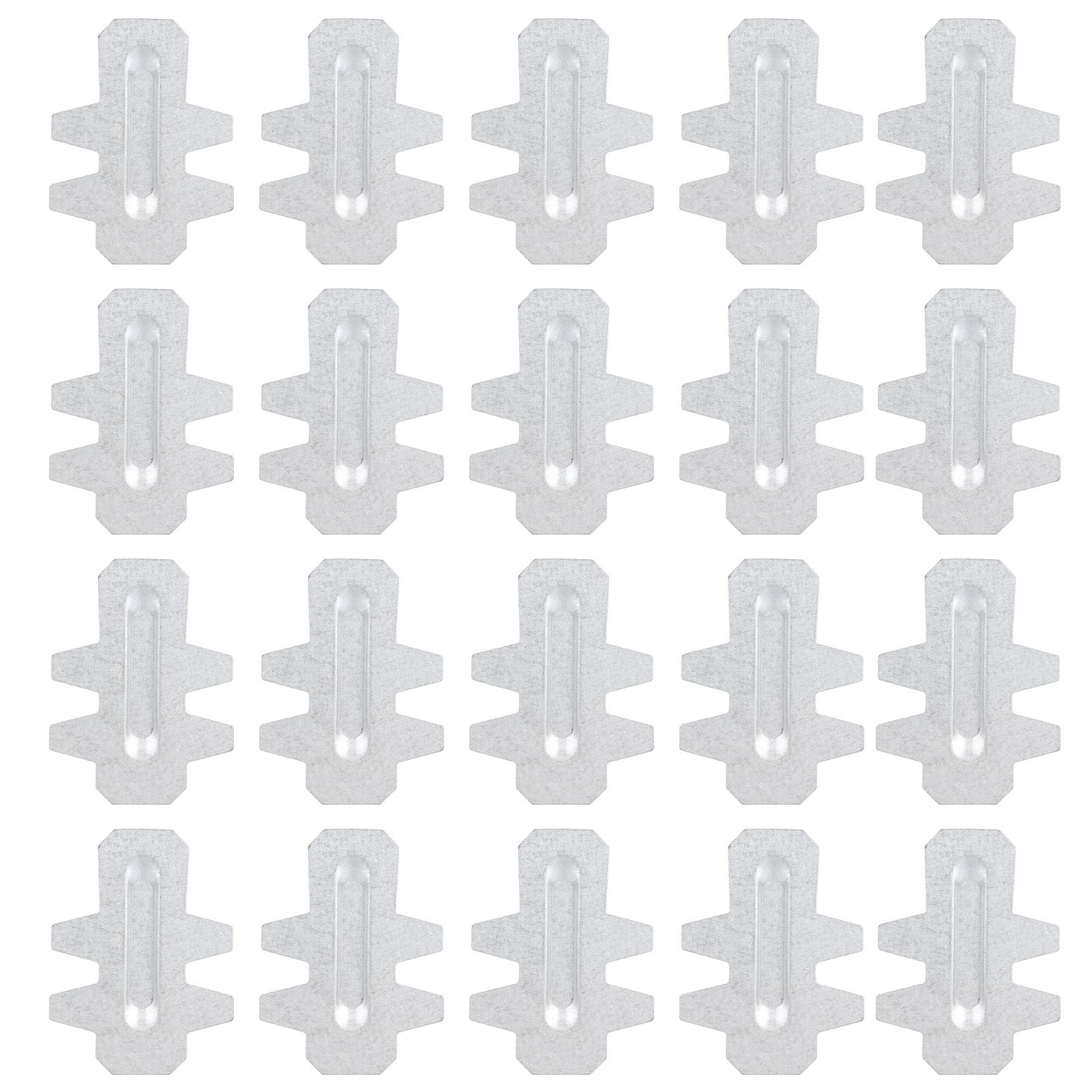 20PCS Rabbits Cage Cards Galvanized Sheet Iron Rabbits Cage Door Feeder Card Farming Equipment - Image 1