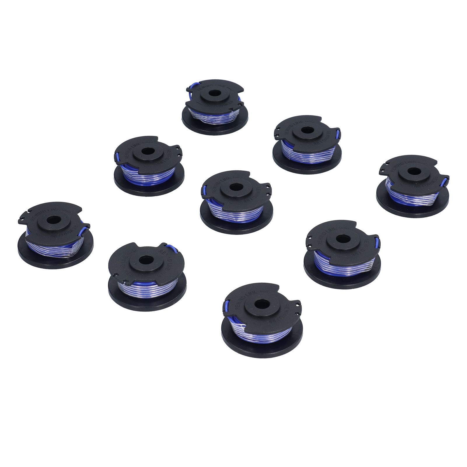 9Pcs Trimmer Spool Line with Cap Replacement Parts Fit for Ryobi 18/24/40V Lawn Mower - Image 5