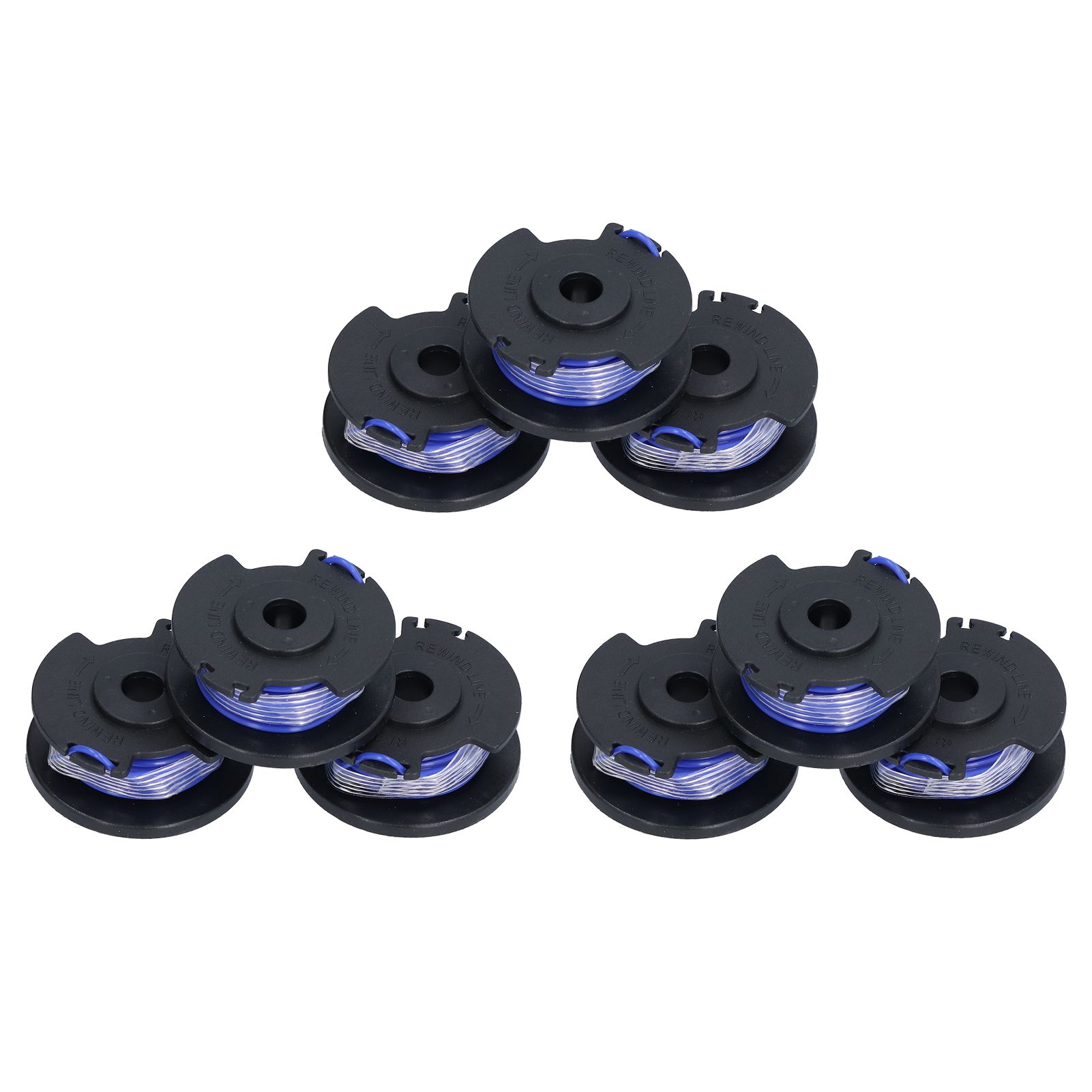 9Pcs Trimmer Spool Line with Cap Replacement Parts Fit for Ryobi 18/24/40V Lawn Mower - Image 6