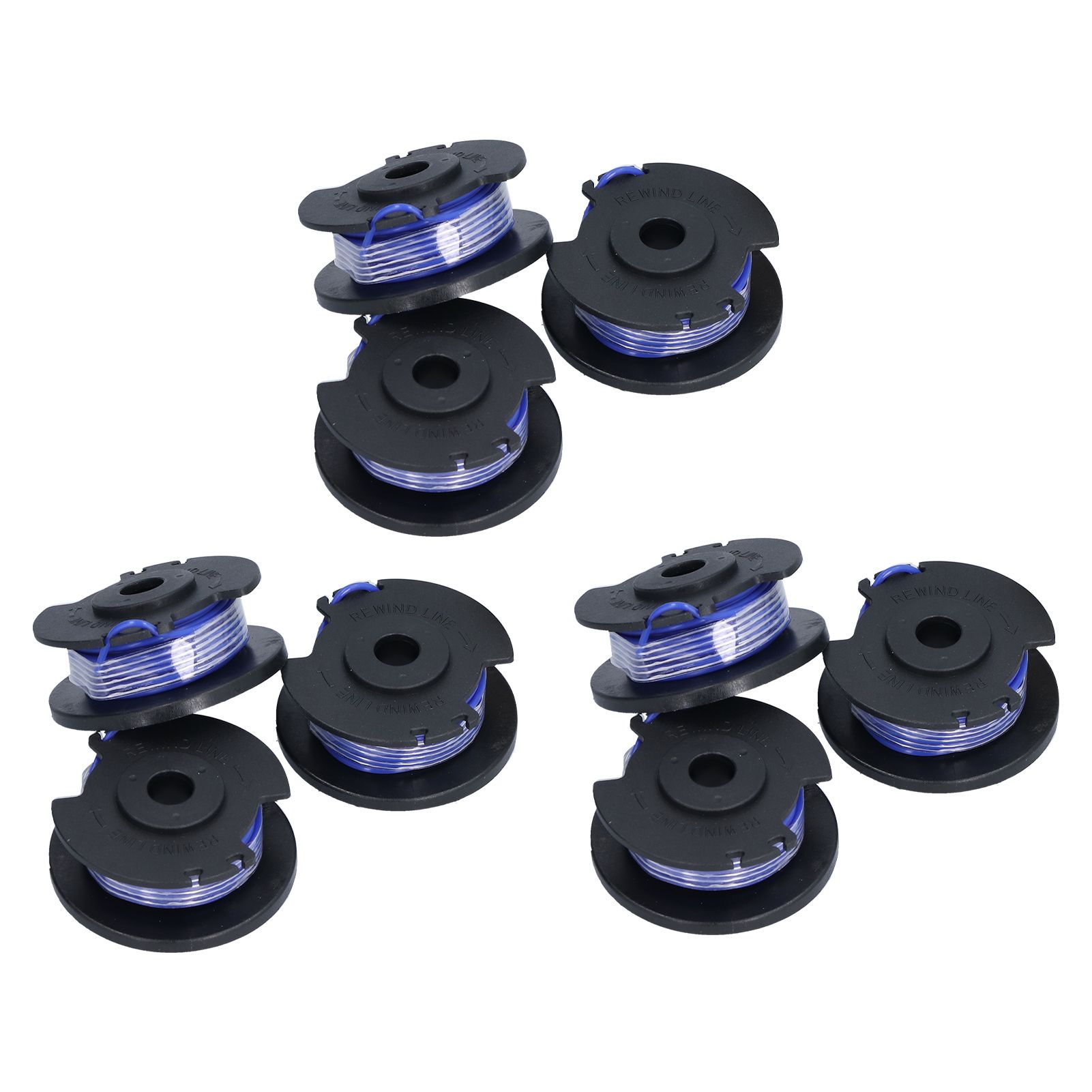 9Pcs Trimmer Spool Line with Cap Replacement Parts Fit for Ryobi 18/24/40V Lawn Mower - Image 8