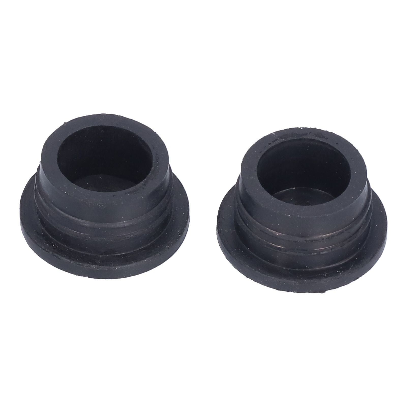 2Pcs Black Pool Ladder Rubber Bumper Safety Guard Swimming Pool Ladder Replacement - Image 1