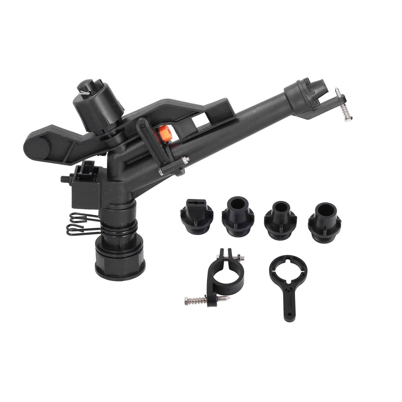 G 1‑1/2 Irrigation Sprinkler ABS Adjustable Rocker Arm Large Flow Impact Sprinkler for Garden Lawn - Image 1