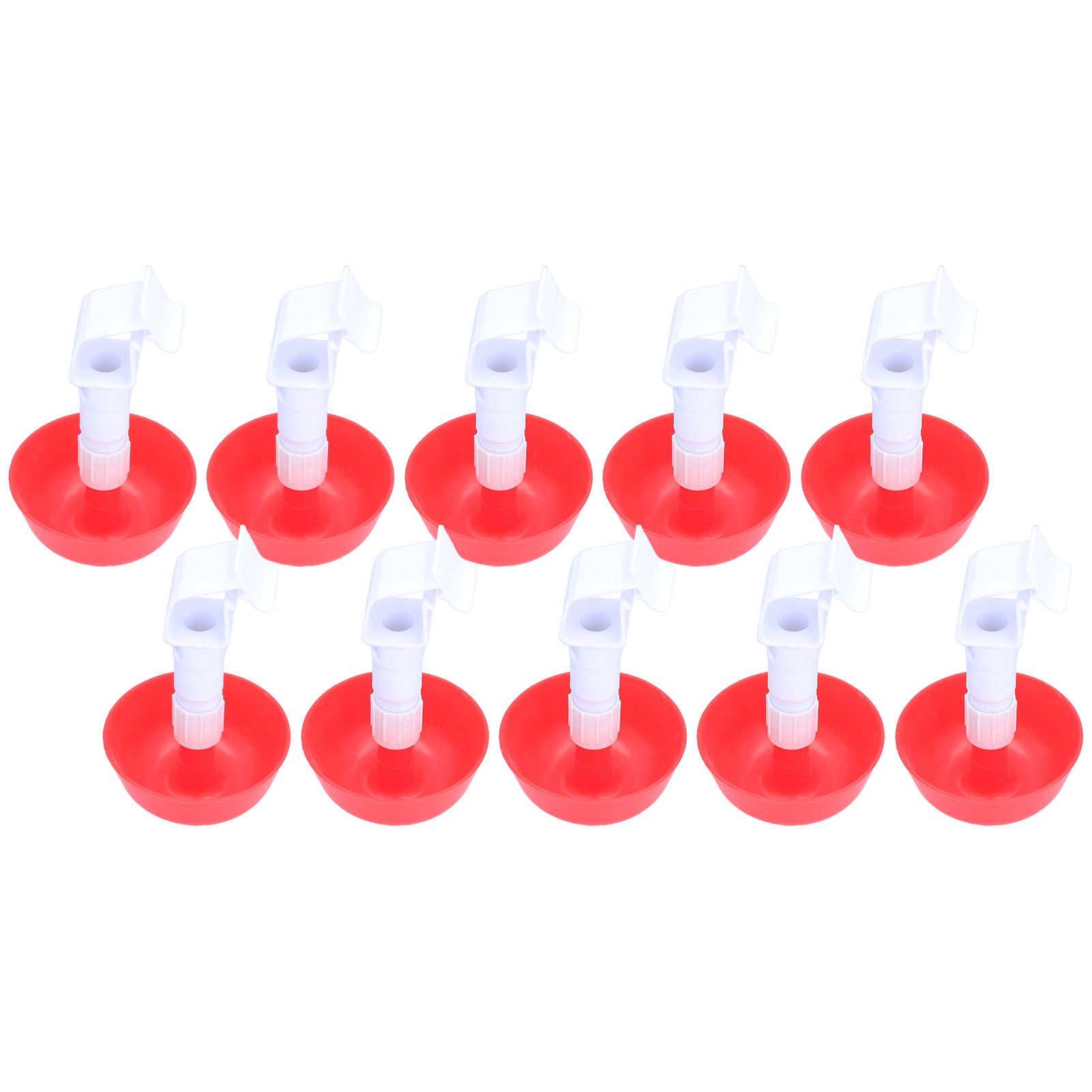 10Pcs Chick Water Drinker Bowl Plastic Poultry Farm Drinking Cups Watering System Supplies - Image 5