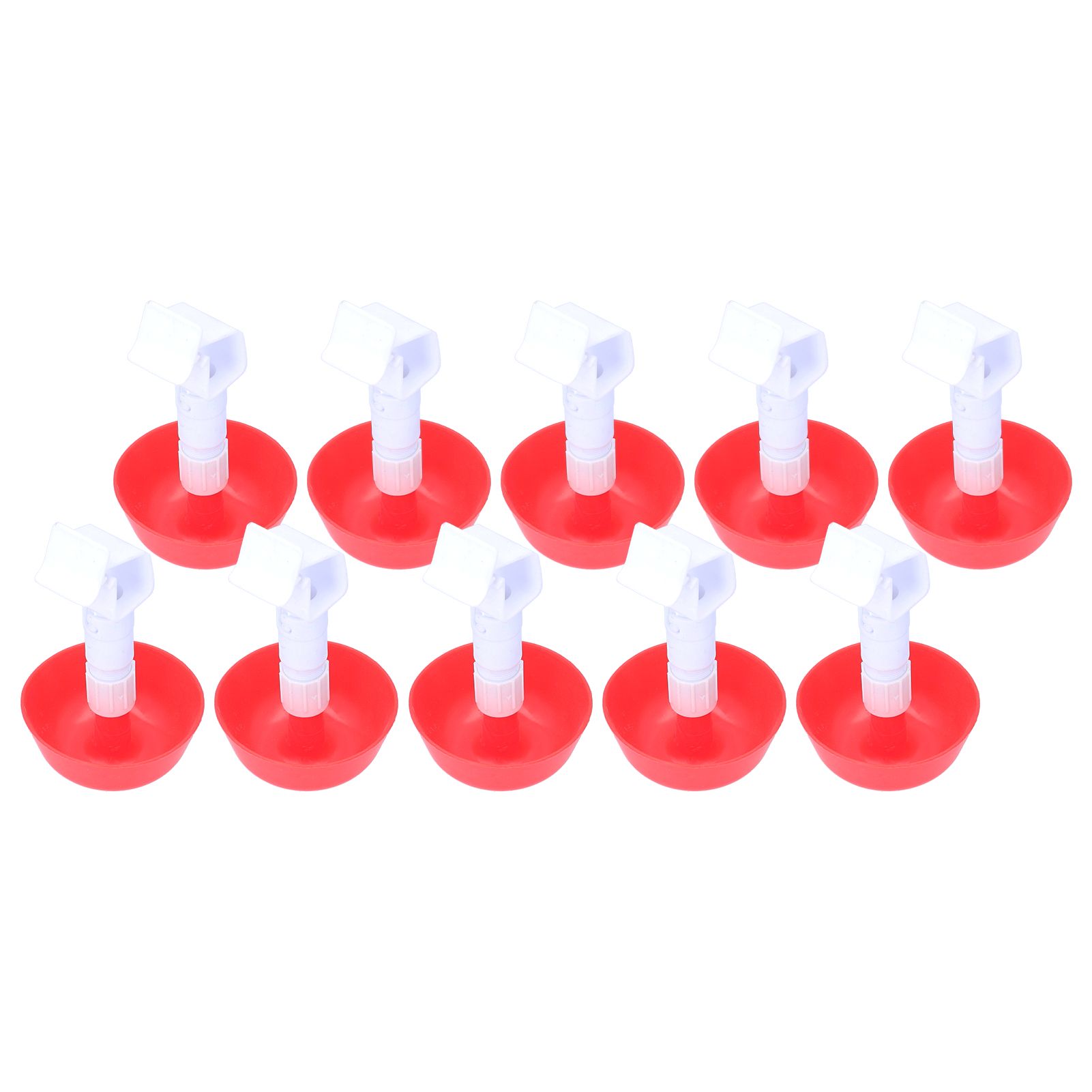 10Pcs Chick Water Drinker Bowl Plastic Poultry Farm Drinking Cups Watering System Supplies - Image 6