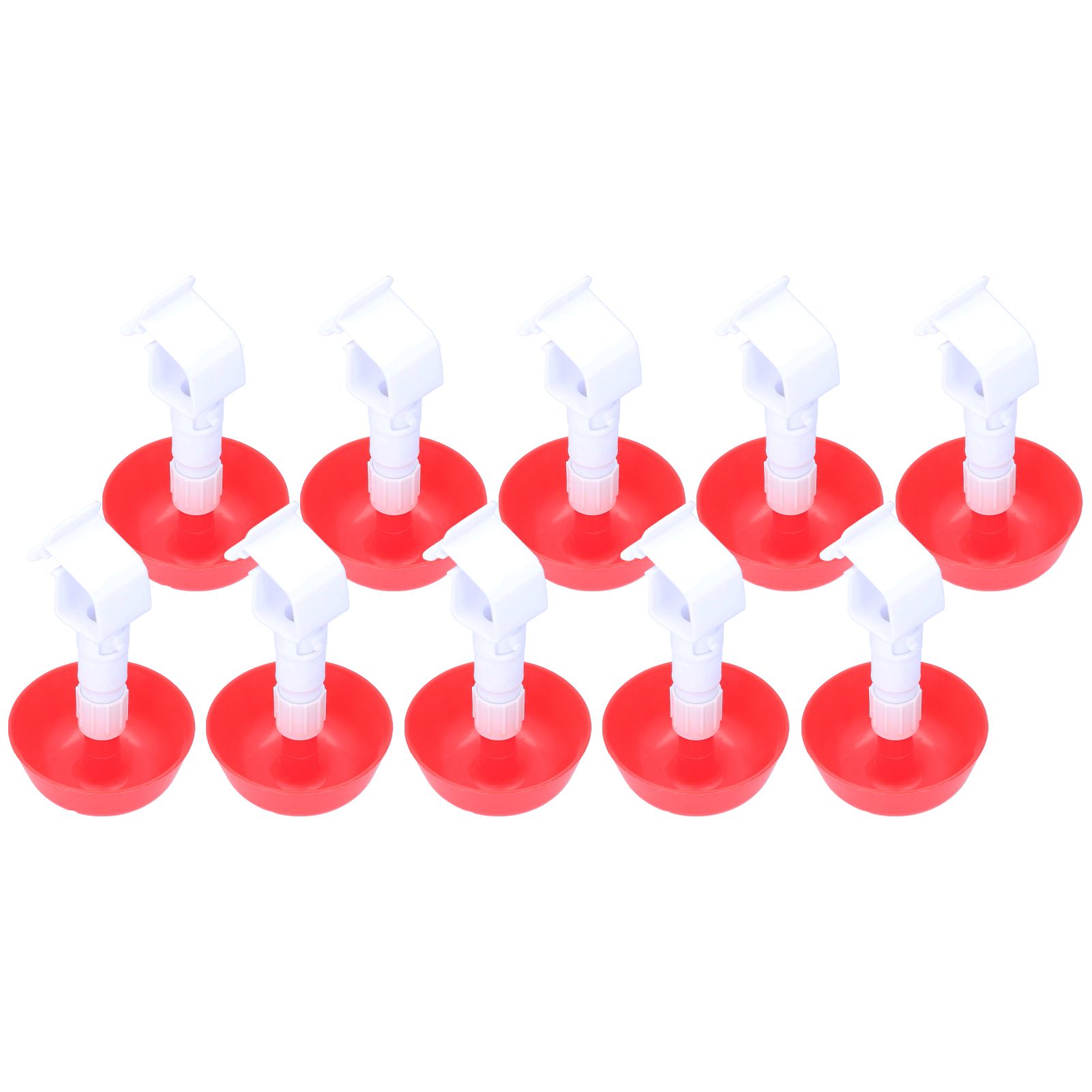 10Pcs Chick Water Drinker Bowl Plastic Poultry Farm Drinking Cups Watering System Supplies - Image 7