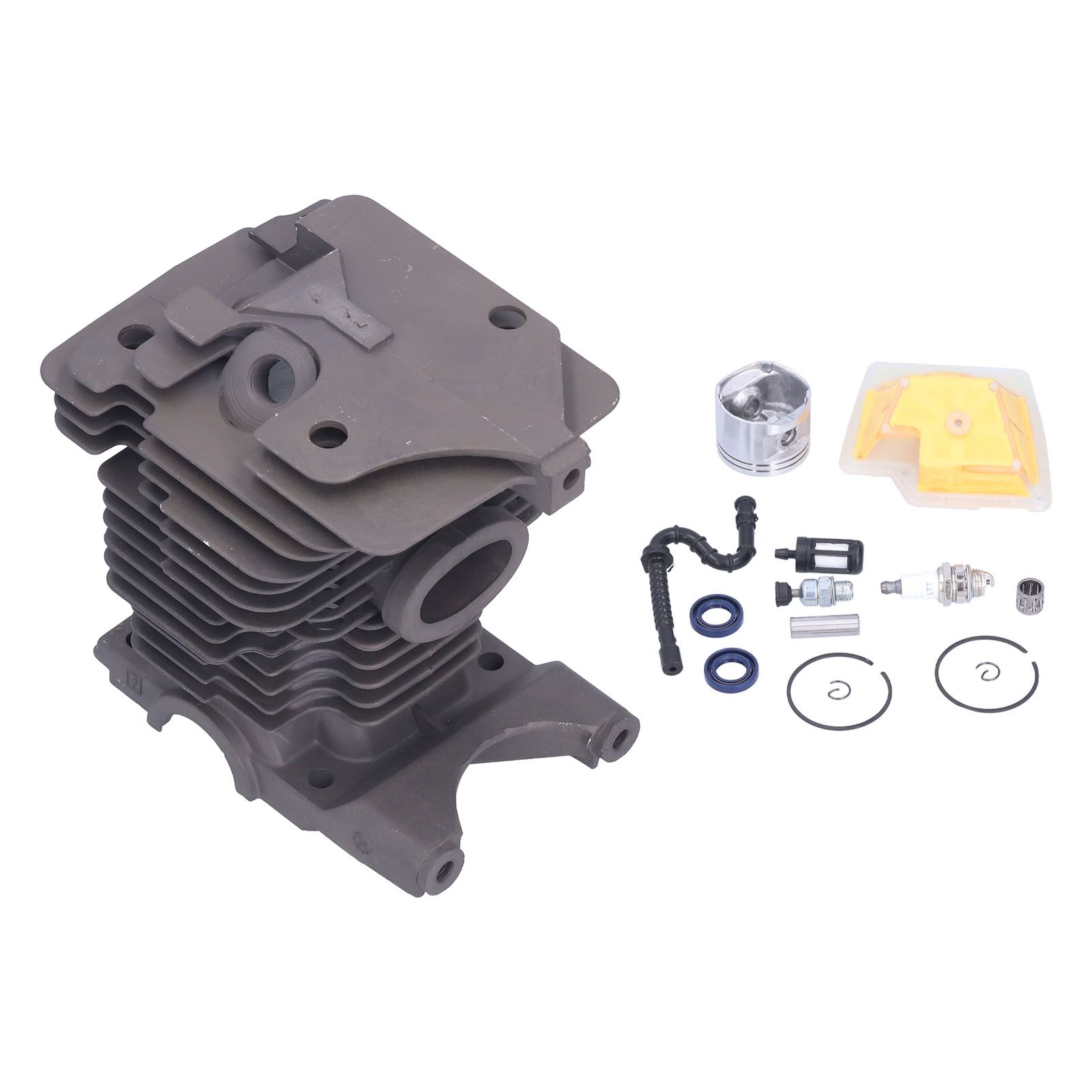 46mm Cylinder Piston Air Filter Oil Seals Pressure Relief Valve Set for Stihl MS270 MS280 Chainsaw - Image 4