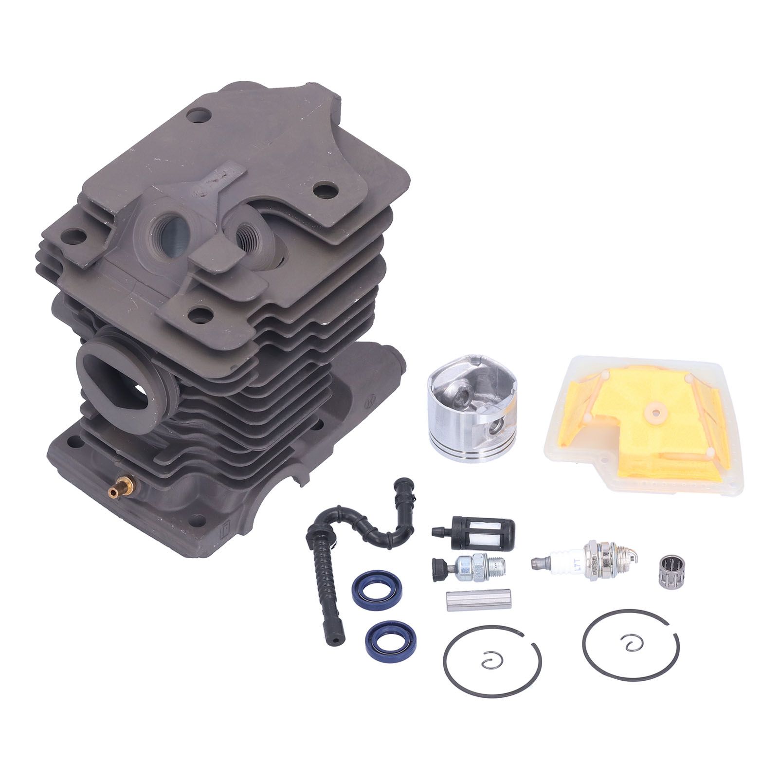 46mm Cylinder Piston Air Filter Oil Seals Pressure Relief Valve Set for Stihl MS270 MS280 Chainsaw - Image 6
