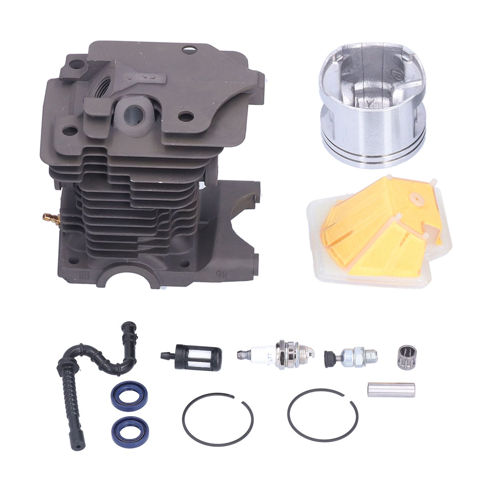 46mm Cylinder Piston Air Filter Oil Seals Pressure Relief Valve Set for Stihl MS270 MS280 Chainsaw - Image 7