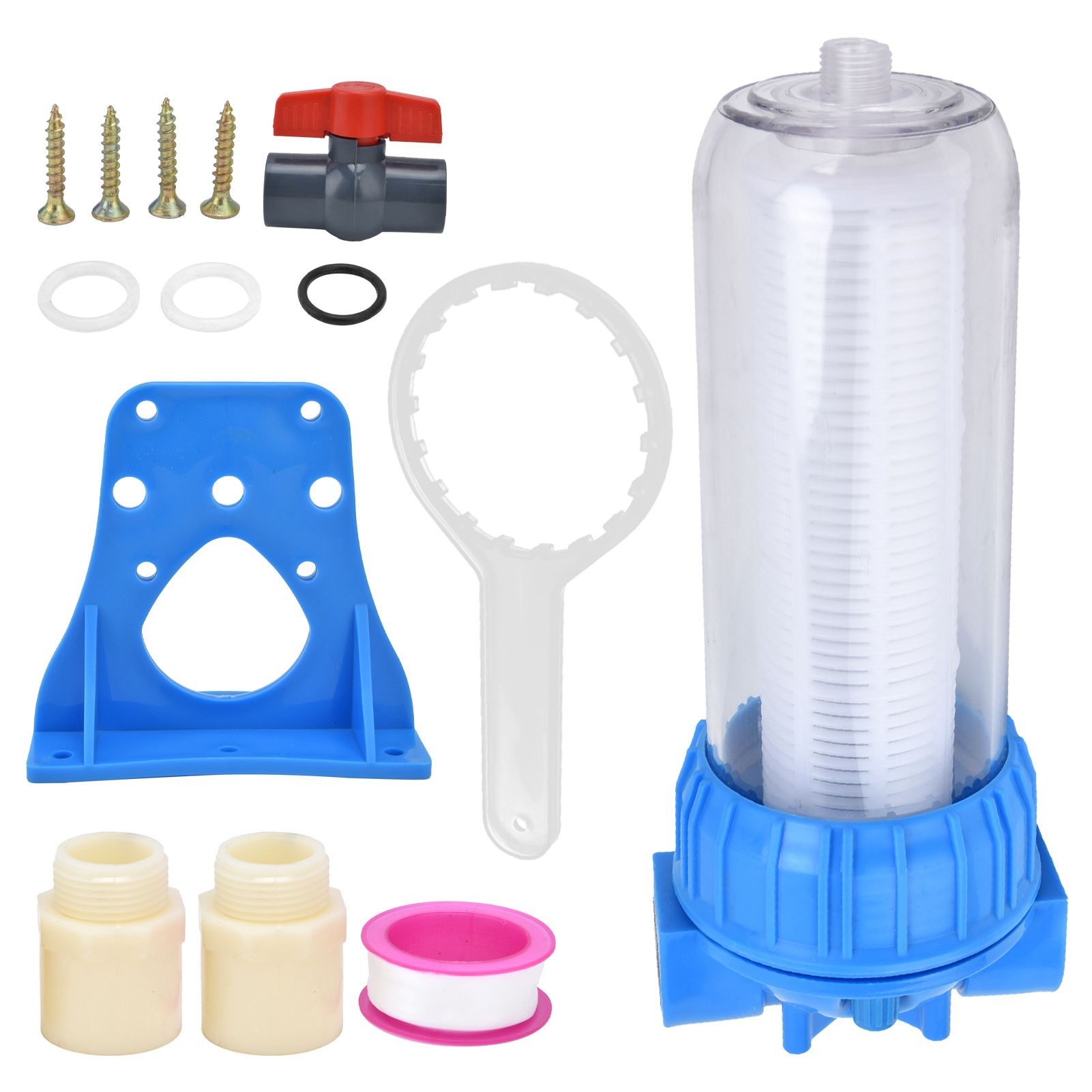 Poultry Water Filter ABS Automatic Poultry Drinking Water Filter Water Leak Proof for Chicken Ducks - Image 1