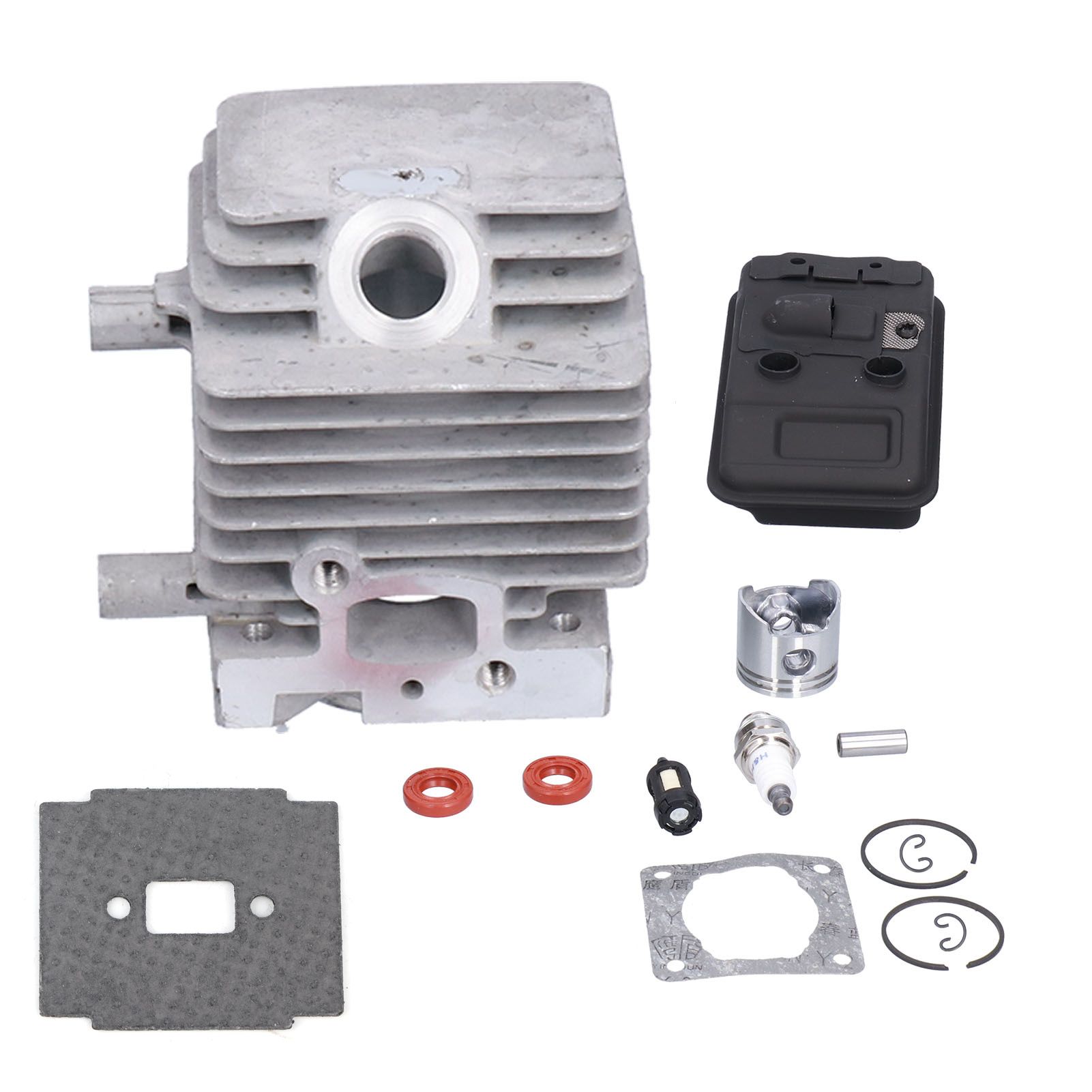Cylinder Piston Exhaust Muffler Gasket Kit Fit for Stihl FS75 FS80 FS85 Brush Cutter Trimmer - Image 1