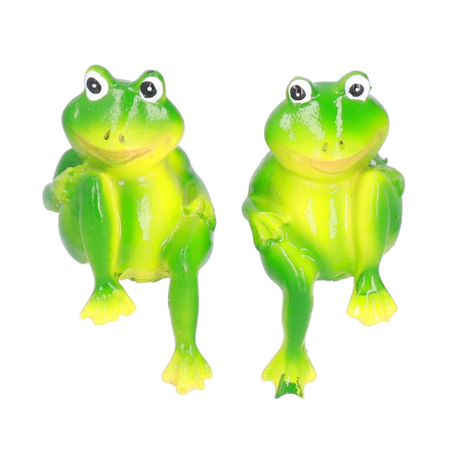 Frog Decor Hand Made Resin Micro Landscape Durable Fadeless Gift Frog Garden Decor for Home - Image 1