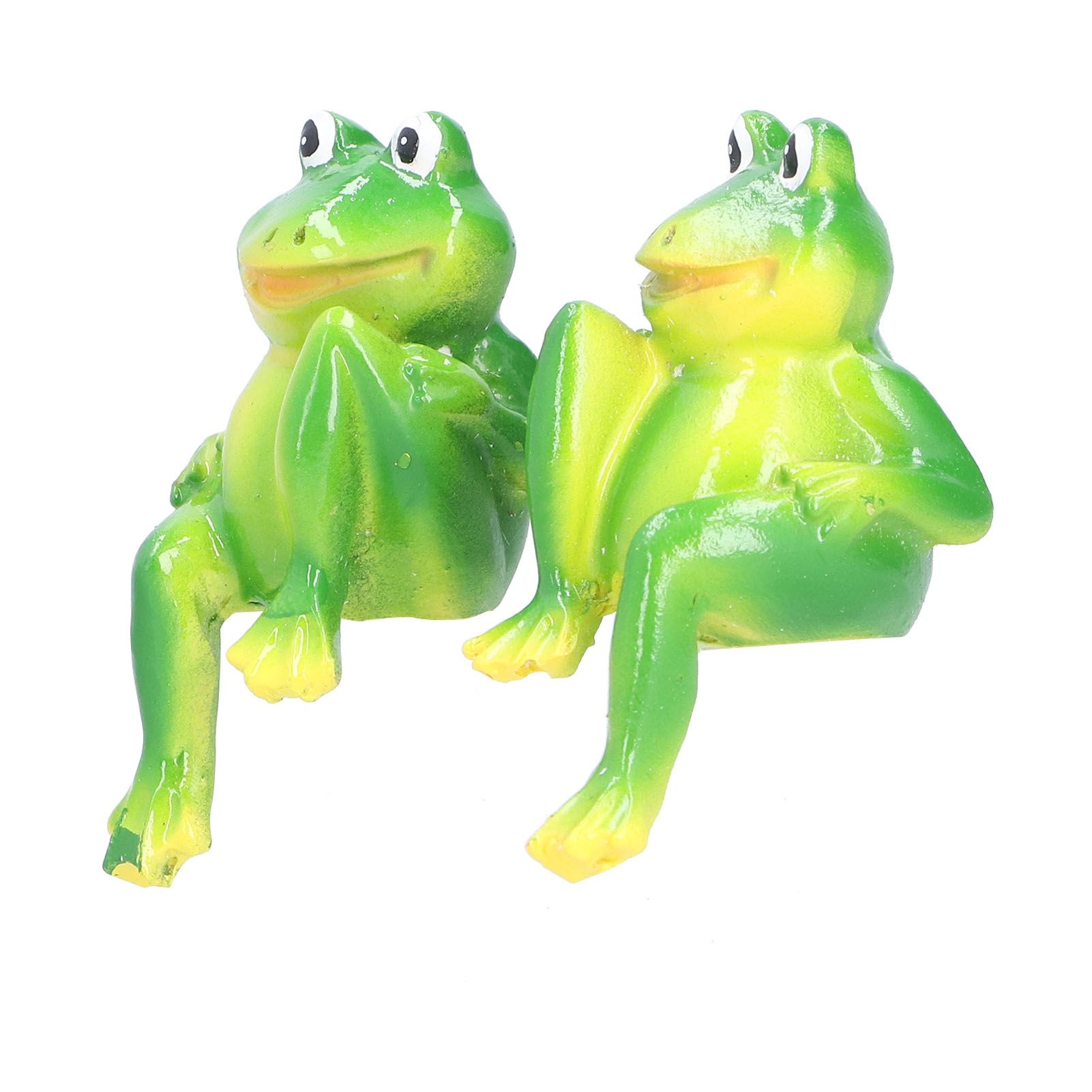 Frog Decor Hand Made Resin Micro Landscape Durable Fadeless Gift Frog Garden Decor for Home - Image 2