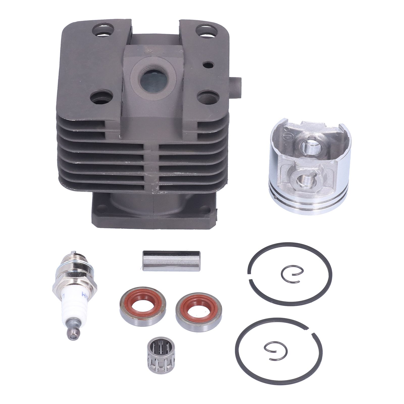 40mm Cylinder Piston Spark Plug Bearing Kit Replacement 4134 020 1214 for STIHL FS250 FT250 HT250 - Image 1
