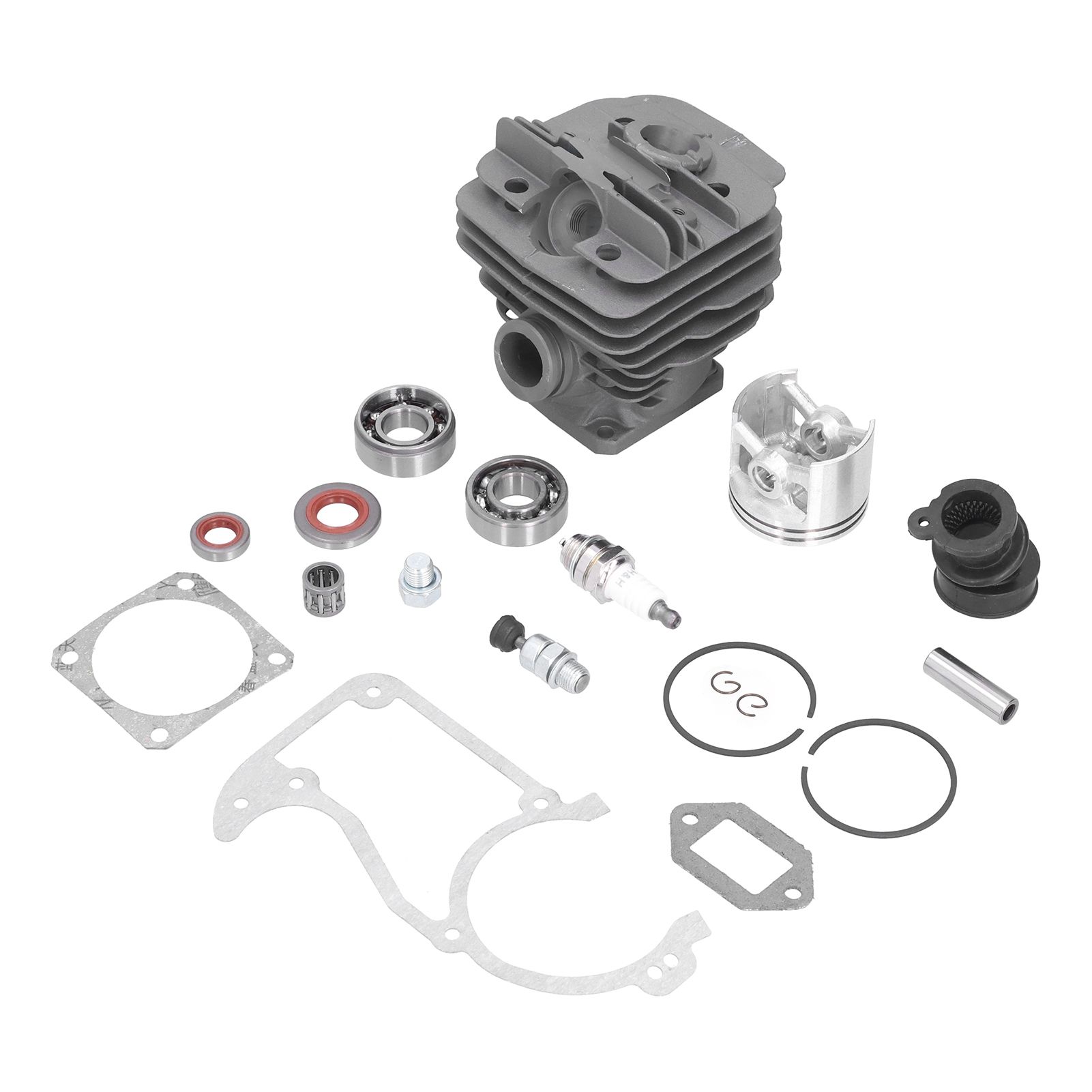 48mm Chainsaw Cylinder Piston Intake Manifold Gasket Kit Replacement 1125 020 1215 for Stihl MS360 036 - Image 1