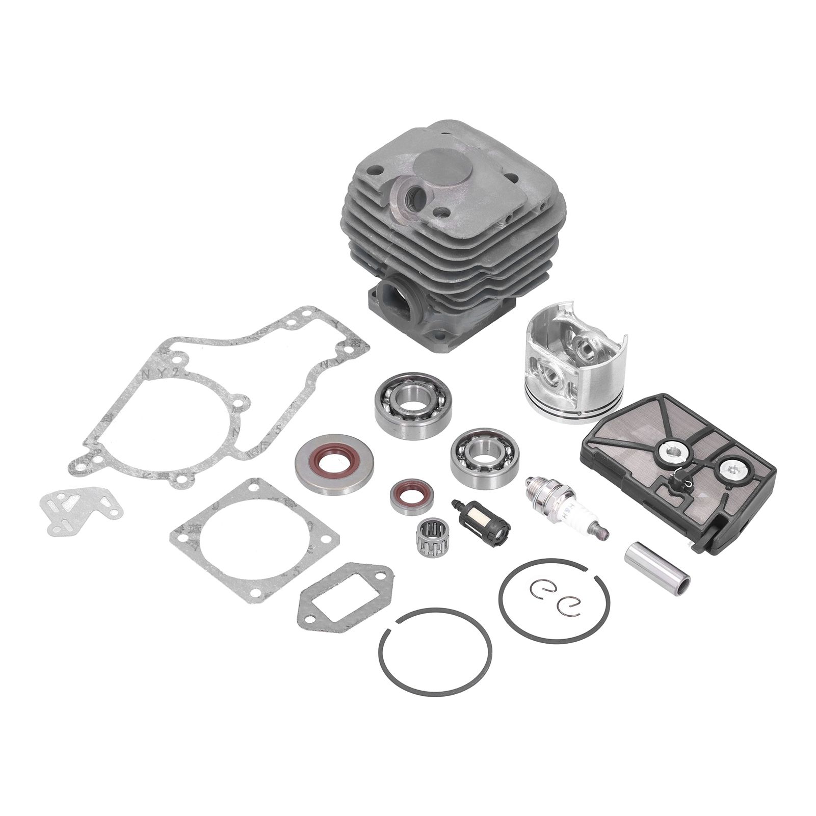 52mm Cylinder Piston Fuel Filter Spark Plug Bearing Paper Gasket Set Fit for STIHL MS038 380 Chain Saw - Image 1