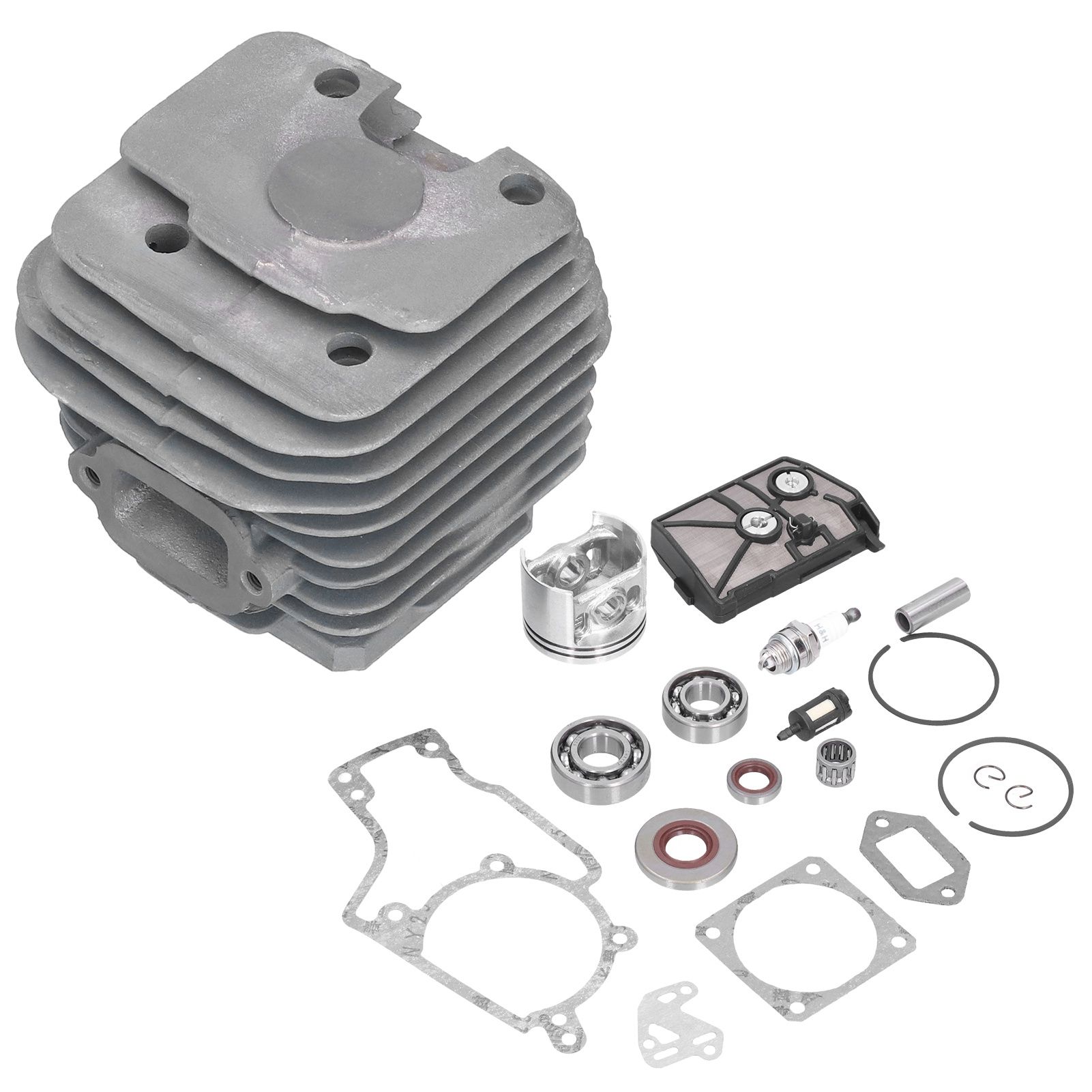 52mm Cylinder Piston Fuel Filter Spark Plug Bearing Paper Gasket Set Fit for STIHL MS038 380 Chain Saw - Image 2