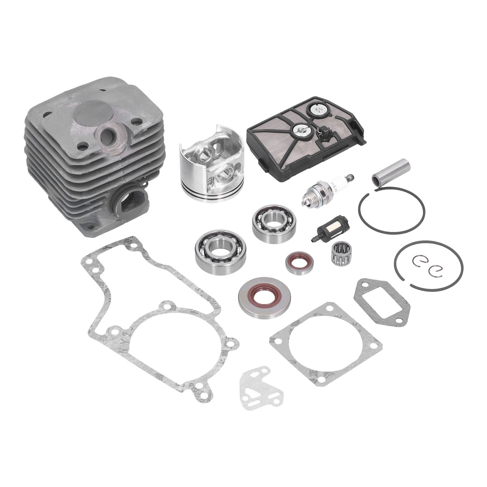 52mm Cylinder Piston Fuel Filter Spark Plug Bearing Paper Gasket Set Fit for STIHL MS038 380 Chain Saw - Image 6