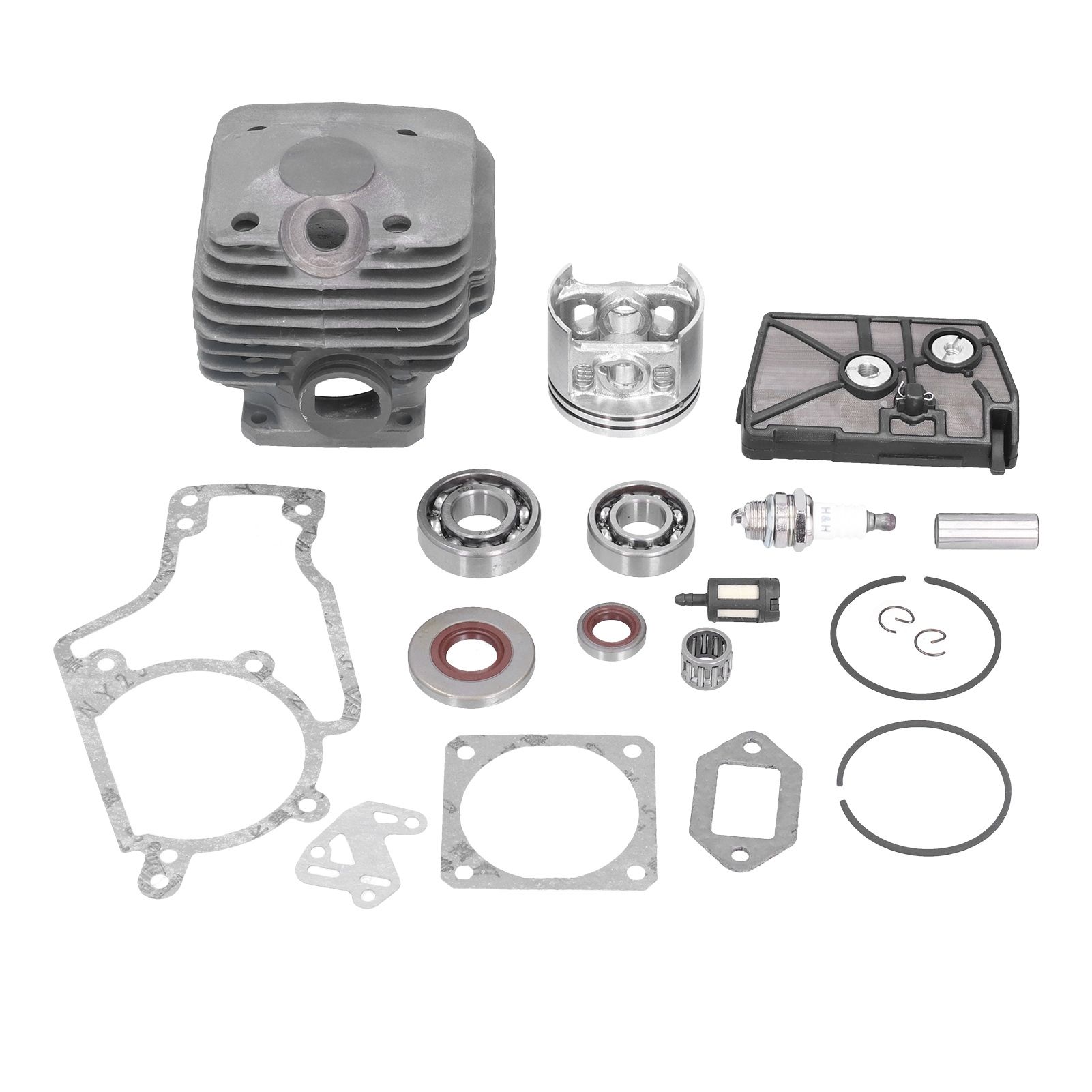 52mm Cylinder Piston Fuel Filter Spark Plug Bearing Paper Gasket Set Fit for STIHL MS038 380 Chain Saw - Image 7