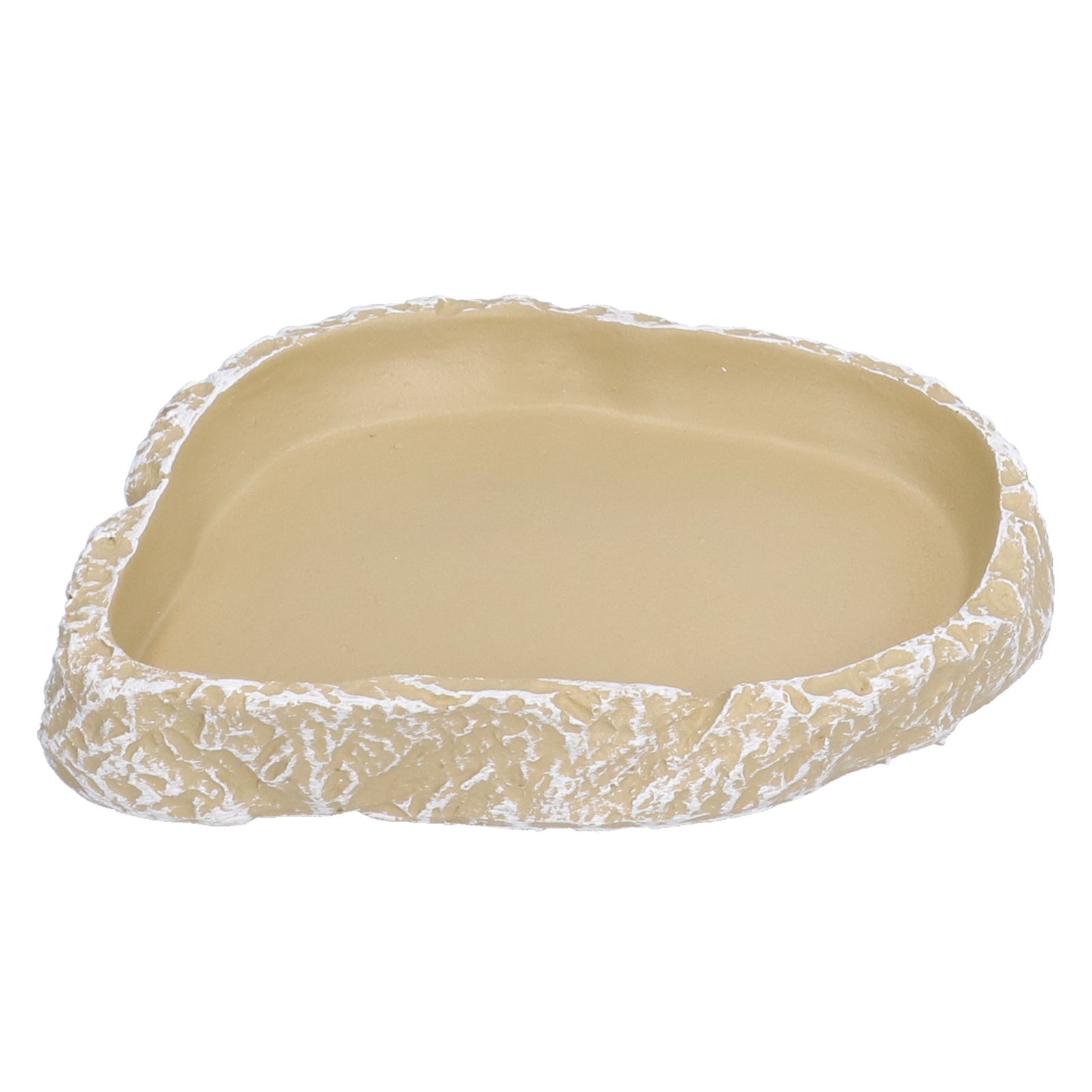 Reptile Food Water Bowl Resin Pets Feeding Plate Dish for Aquarium Tortoises Turtles Lizards Yellow - Image 1