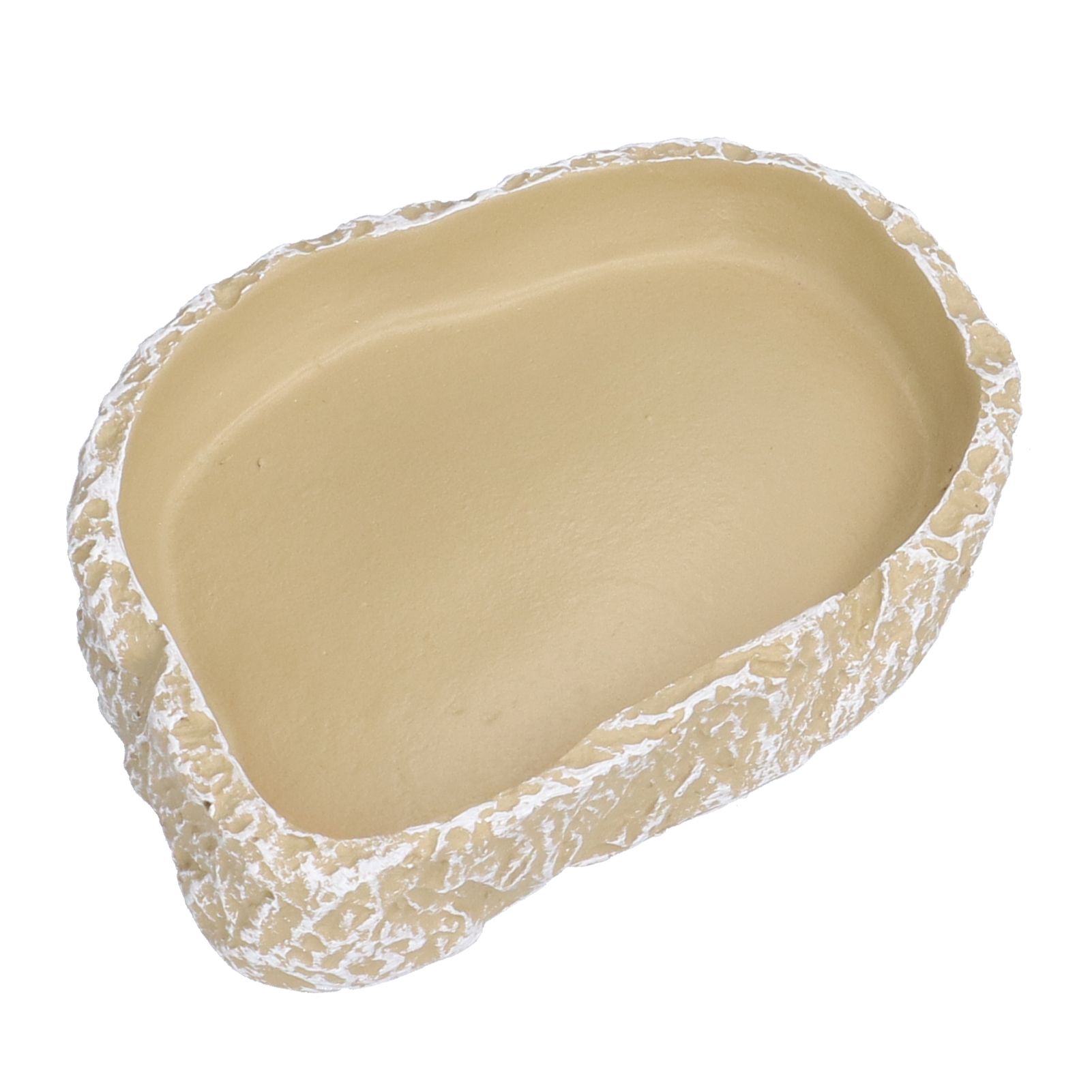 Reptile Food Water Bowl Resin Pets Feeding Plate Dish for Aquarium Tortoises Turtles Lizards Yellow - Image 2