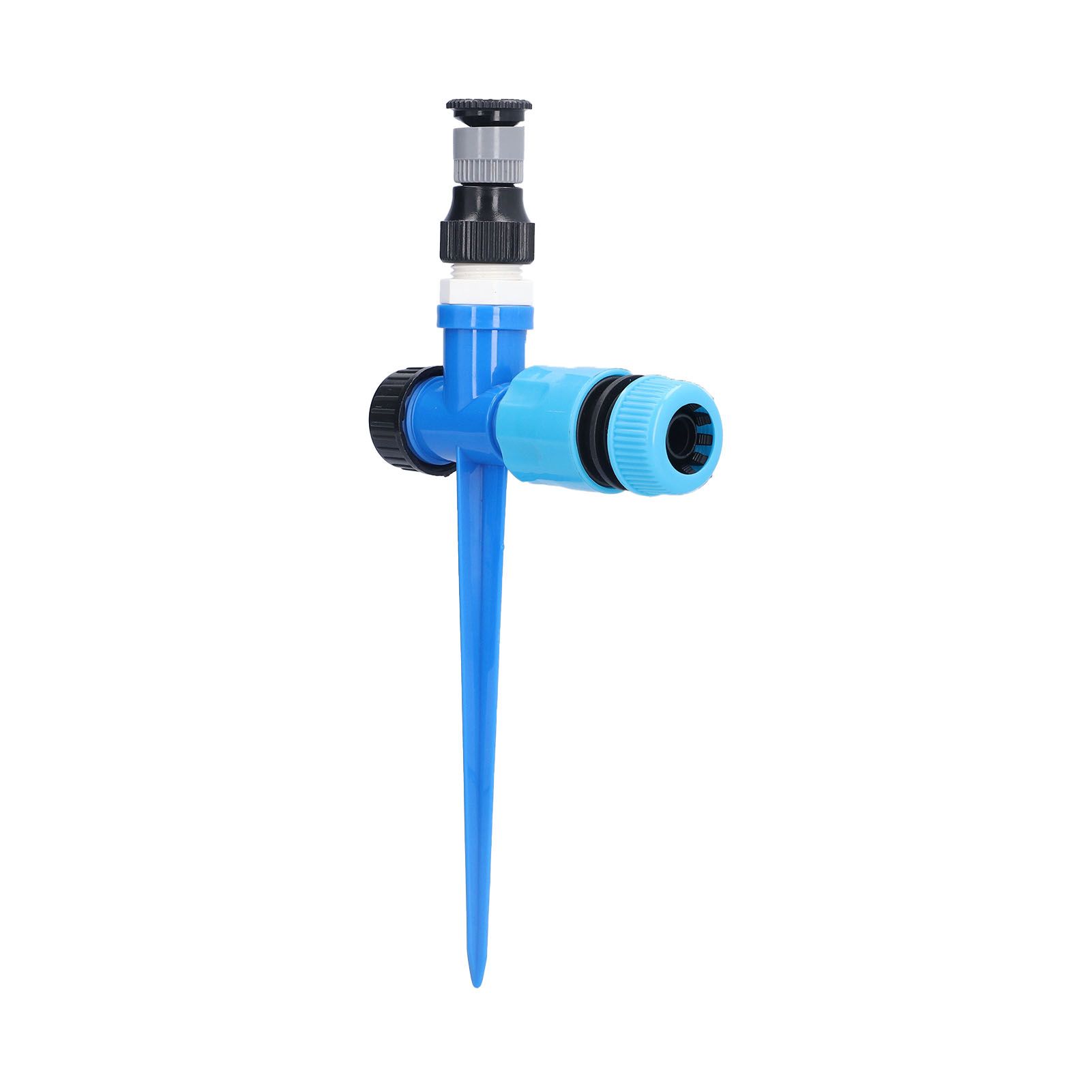 Lawn Sprinkler 1/2 in 360° Rotatable Adjustable Irrigation Sprayer with Ground Spike for Fruit Trees Shrubs Greenhouses - Image 3