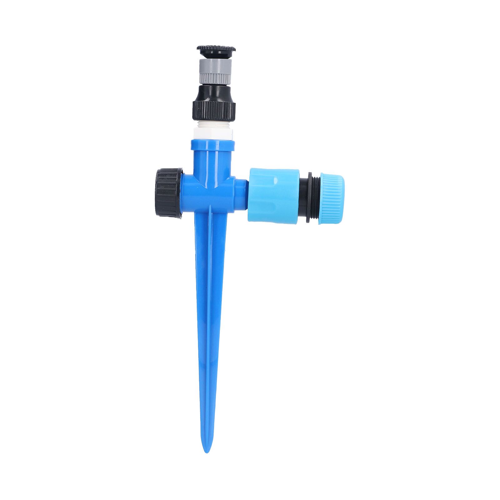 Lawn Sprinkler 1/2 in 360° Rotatable Adjustable Irrigation Sprayer with Ground Spike for Fruit Trees Shrubs Greenhouses - Image 4