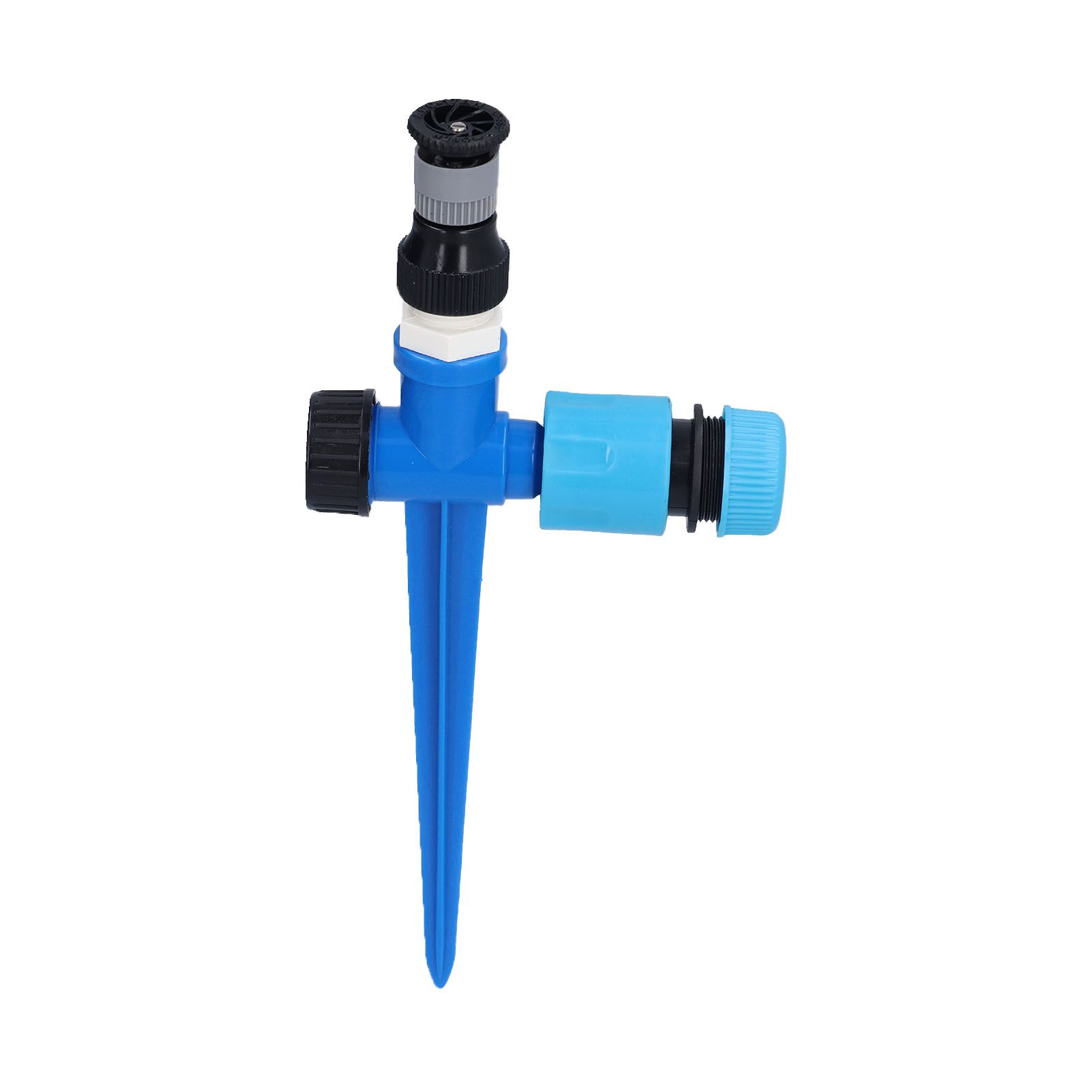 Lawn Sprinkler 1/2 in 360° Rotatable Adjustable Irrigation Sprayer with Ground Spike for Fruit Trees Shrubs Greenhouses - Image 5