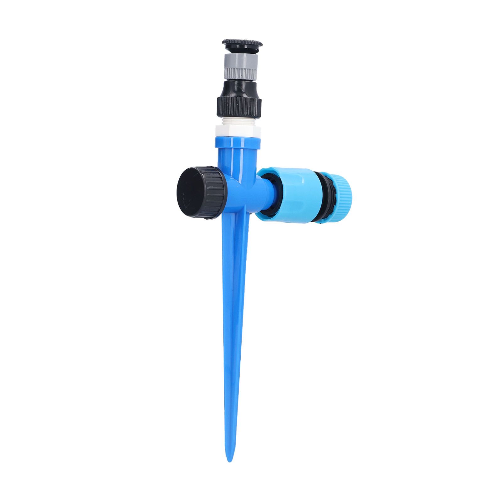 Lawn Sprinkler 1/2 in 360° Rotatable Adjustable Irrigation Sprayer with Ground Spike for Fruit Trees Shrubs Greenhouses - Image 7