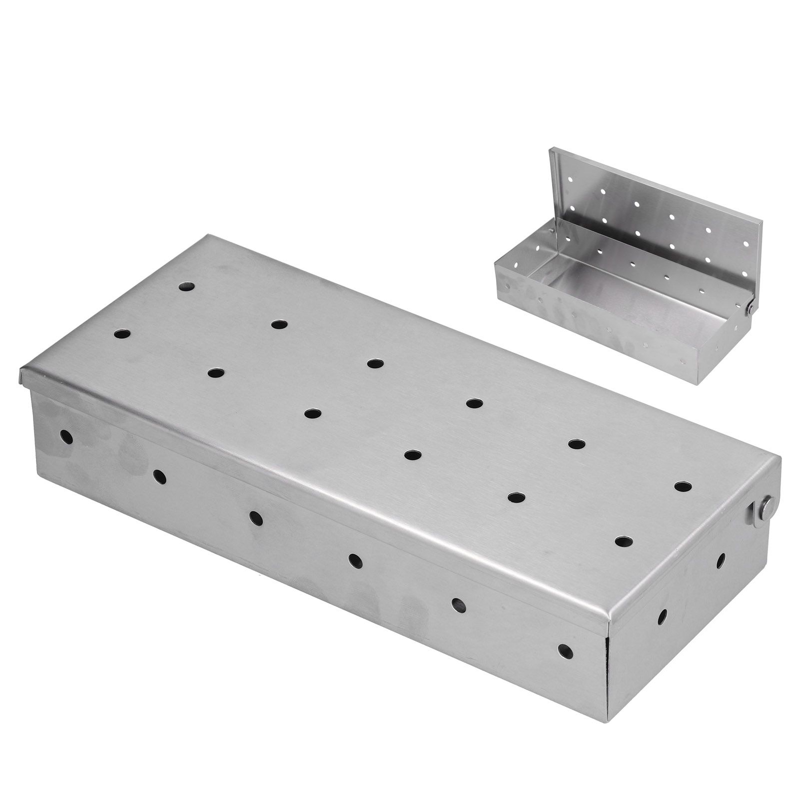 Smoker Box Vent Design High Compatibility Easily Use Durable BBQ Gadgets for Charcoal Gas Grill - Image 8