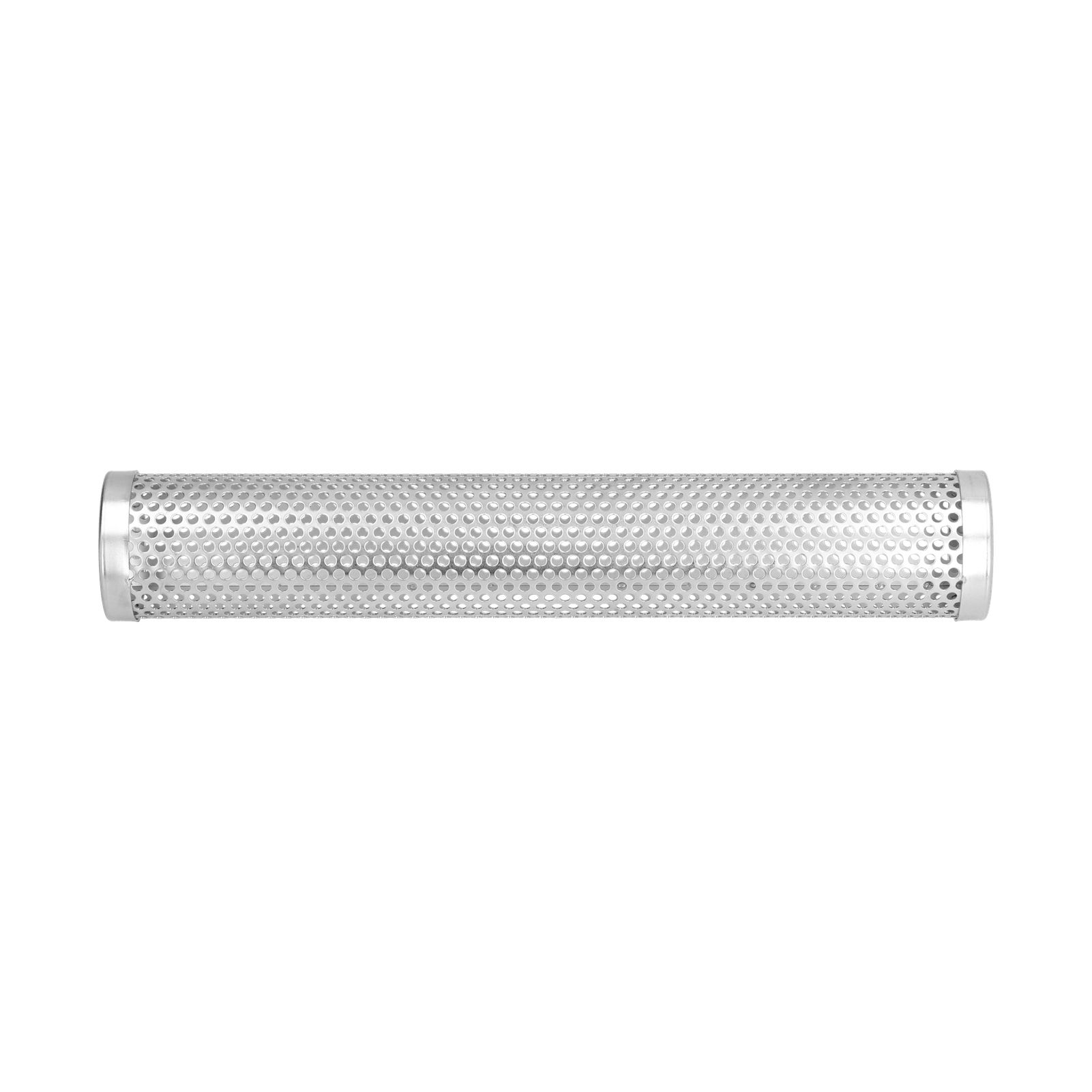 Smoker Box Cylindrical Detachable Large Capacity Fruit Wood BBQ Pellet Smoker Tube for Outdoor CampingL 30.6x5.3cm - Image 7
