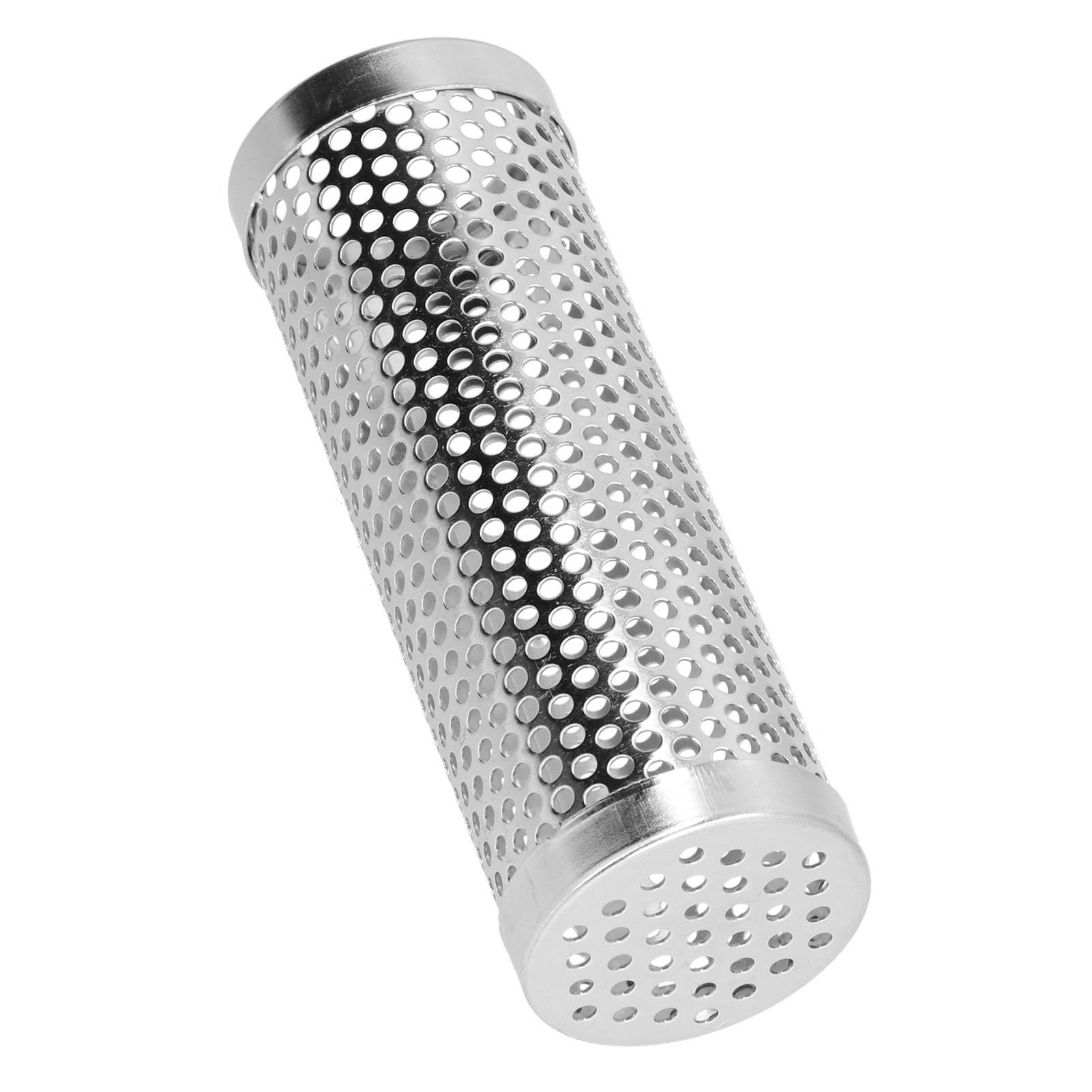 Smoker Box Cylindrical Detachable Large Capacity Fruit Wood BBQ Pellet Smoker Tube for Outdoor CampingS 15.3x5.3cm - Image 3