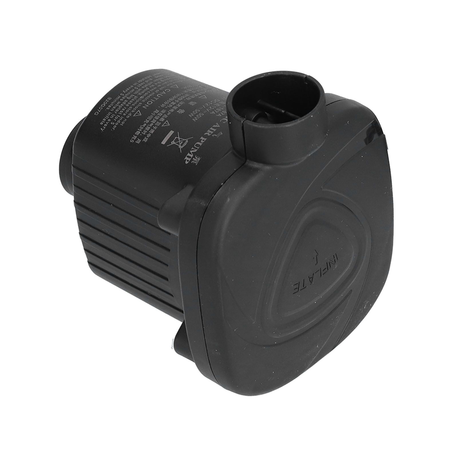 Air Pump DC12V Power 50W 2 Functional Nozzles Light Weight Inflator Pump for Rubber Boat - Image 5
