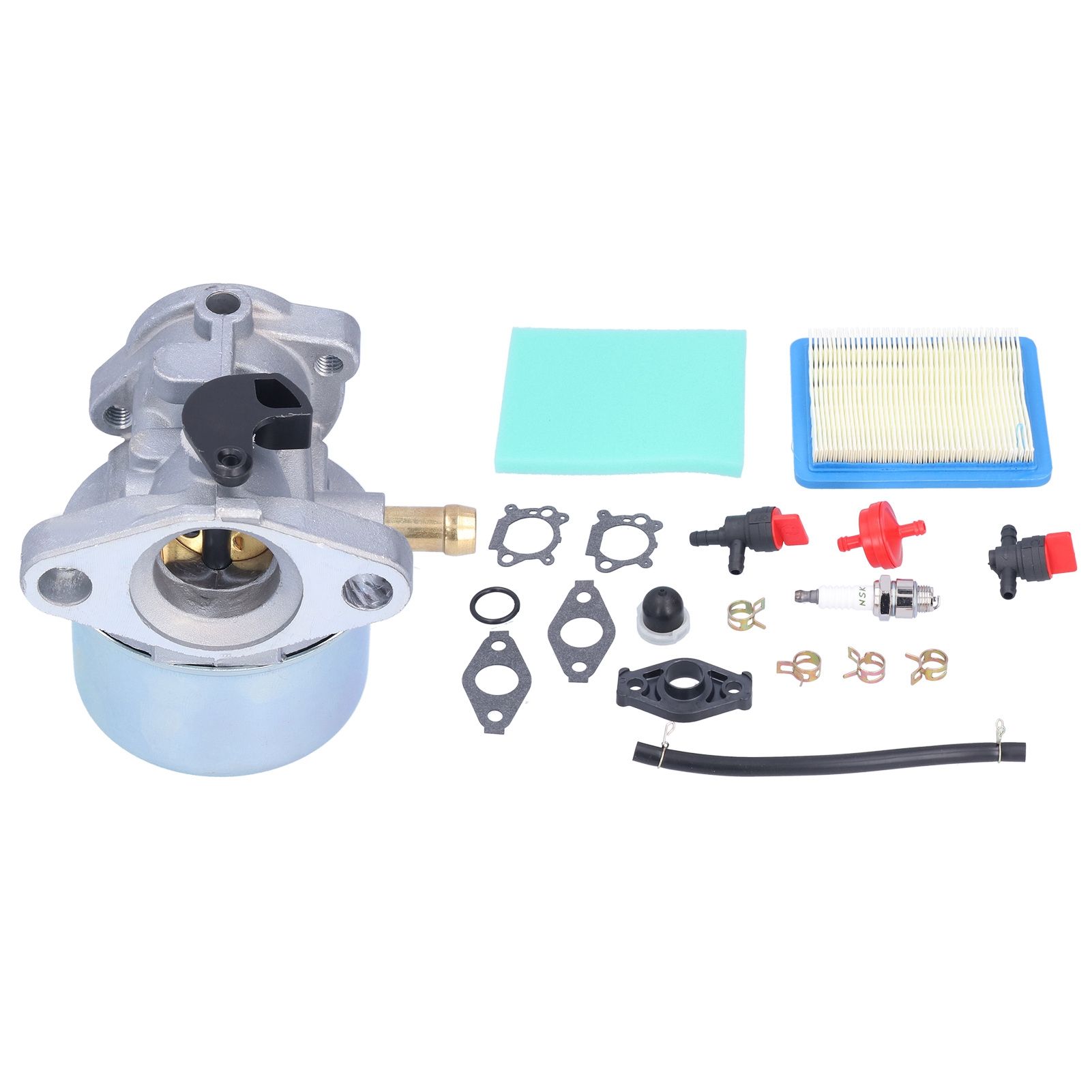Carburetor Air Filter Fuel Pipe Spark Plug Set for 694202 693909 692648 499617 498170 497586 498254 497314 497347 497410 - Image 1