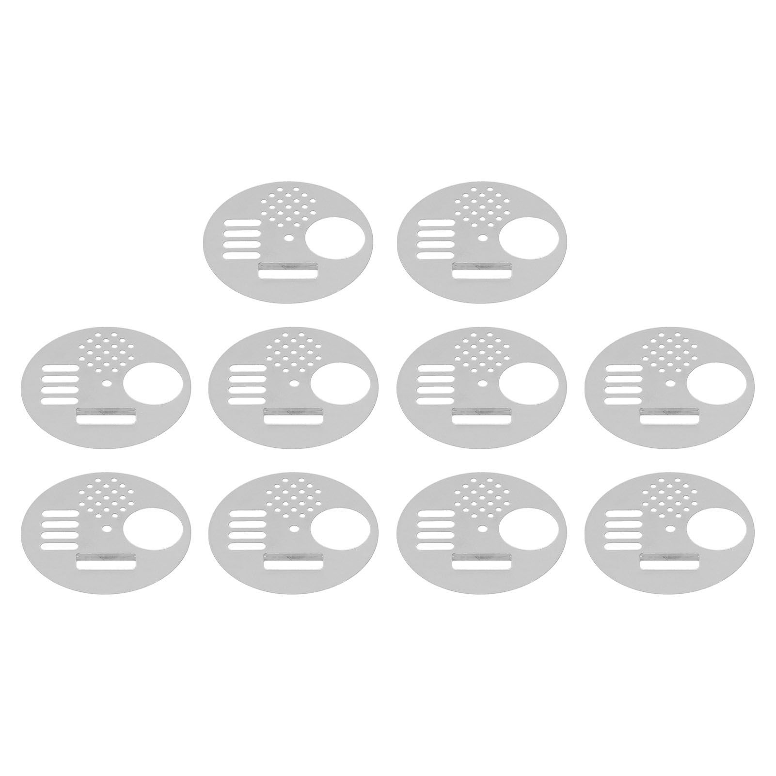 10Pcs Round Beehive Door Stainless Steel 6.8cm Rotatable Efficient High Performance Beehive Supplies - Image 1