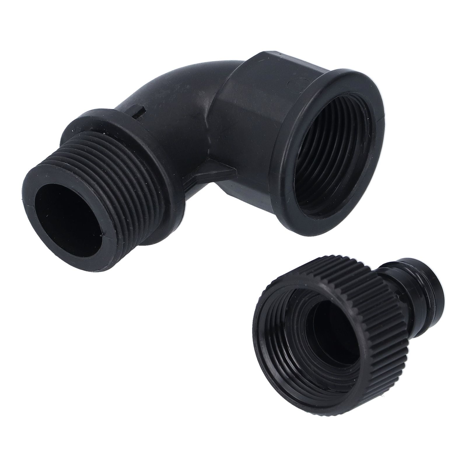 2Set Elbow Connector Durable Adaptable Hose Adapter with Nipple Connector for Garden Outdoor(G3/4 Directional Elbow Female and Male Thread Nipple ) - Image 5