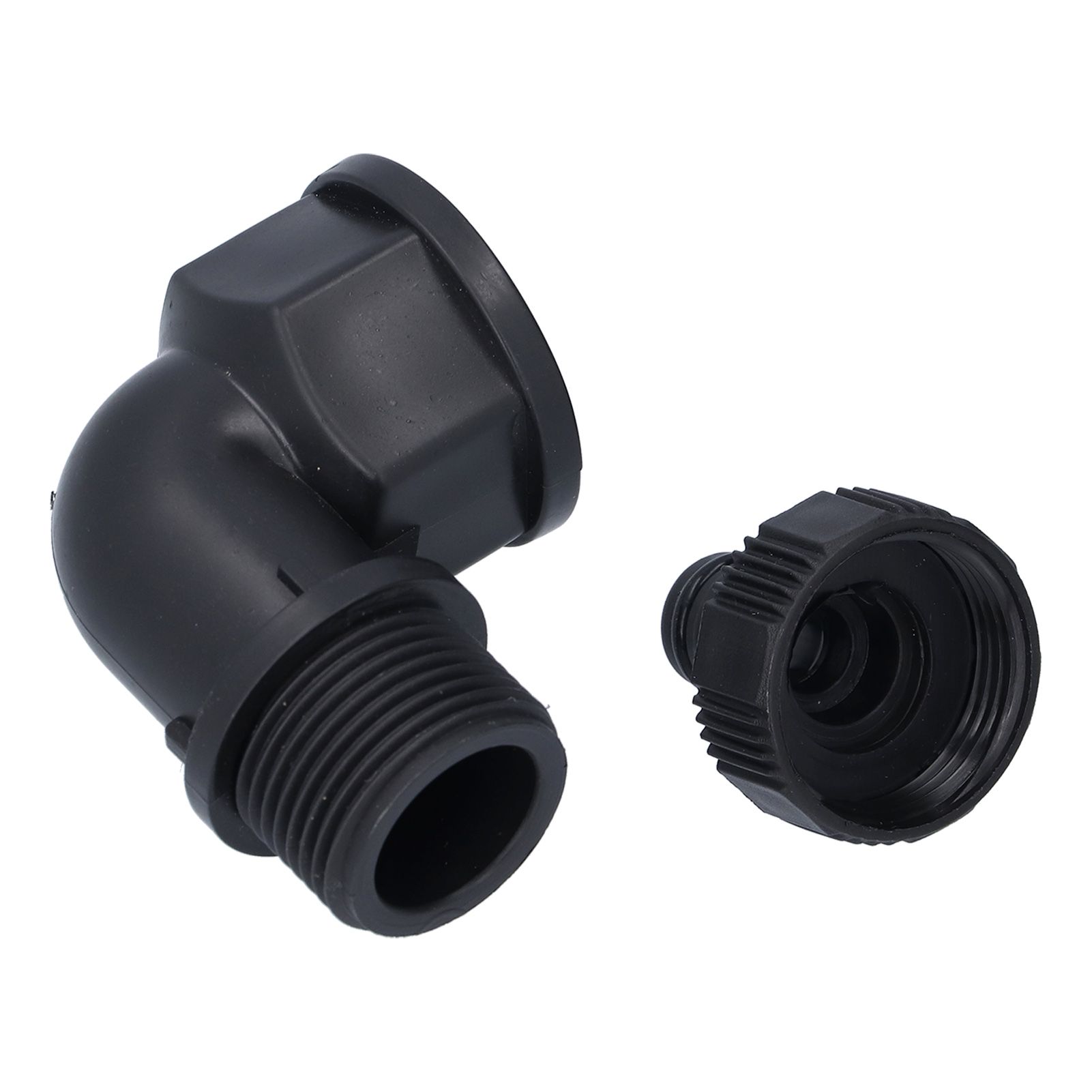 2Set Elbow Connector Durable Adaptable Hose Adapter with Nipple Connector for Garden Outdoor(G1 Directional Elbow Female and Male Thread Nipple ) - Image 5