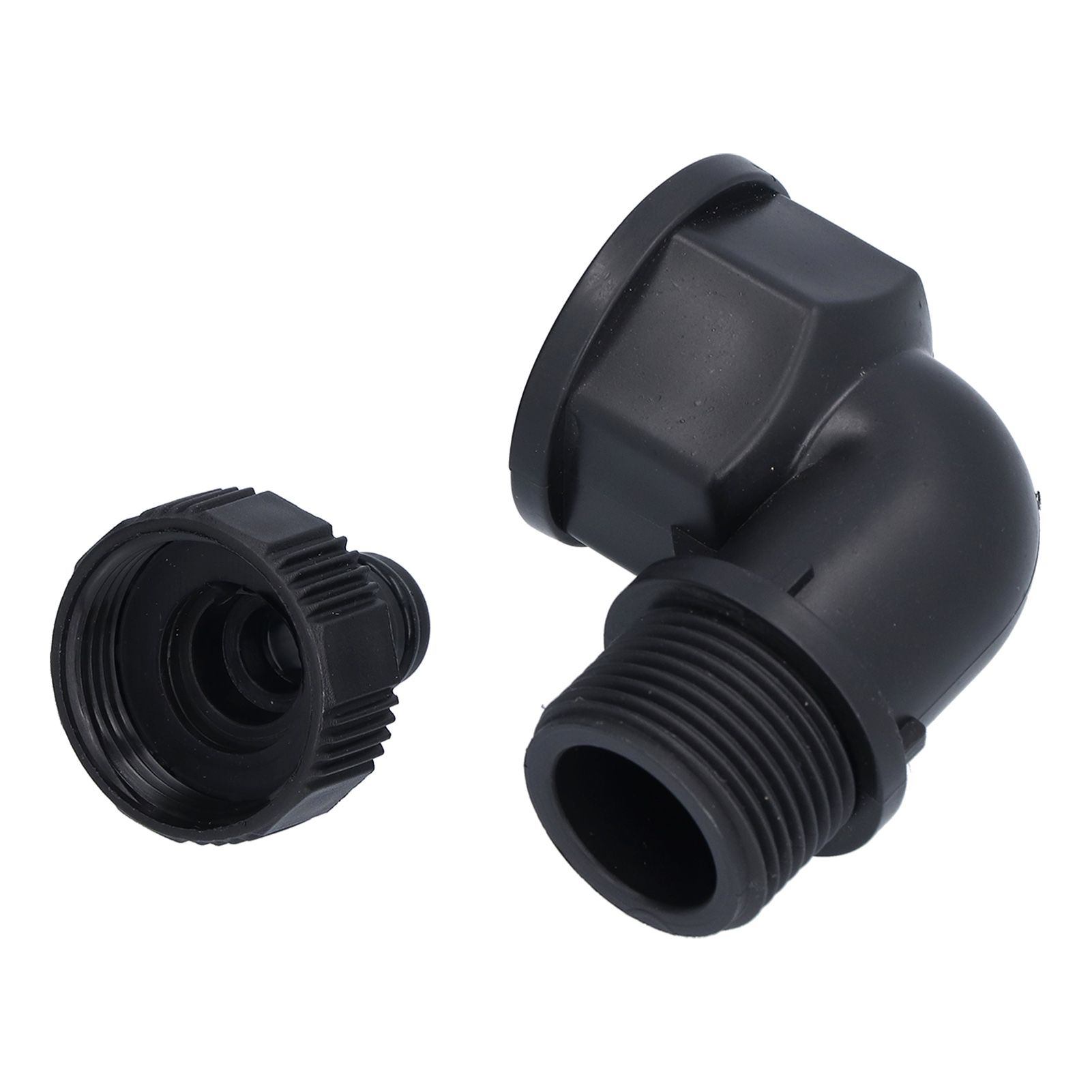 2Set Elbow Connector Durable Adaptable Hose Adapter with Nipple Connector for Garden Outdoor(G1 Directional Elbow Female and Male Thread Nipple ) - Image 6