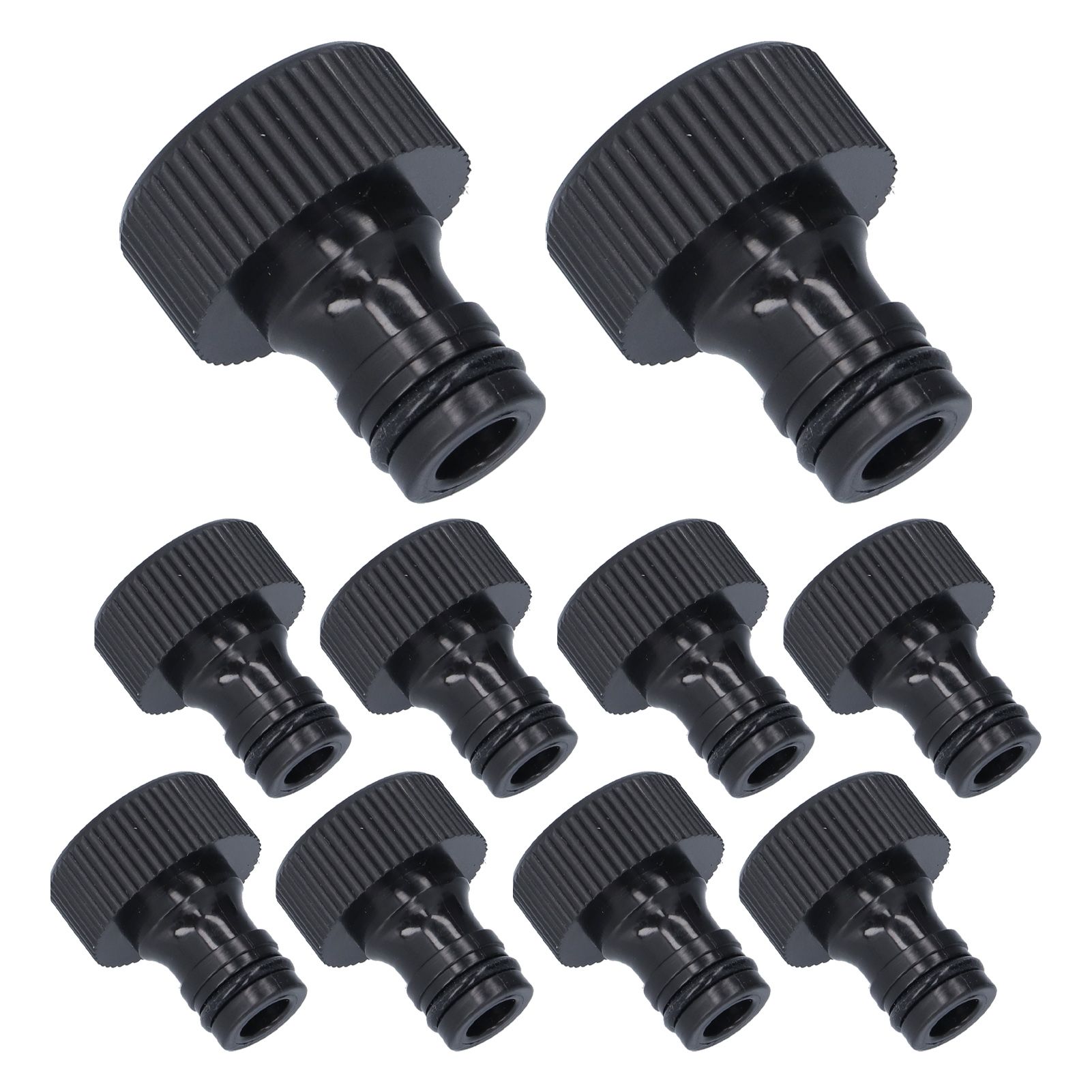 10Pcs 15mm Thread Adapter Plastic Sealable Durable Hose Connector for Courtyard GardenG3/4 Female Thread - Image 4