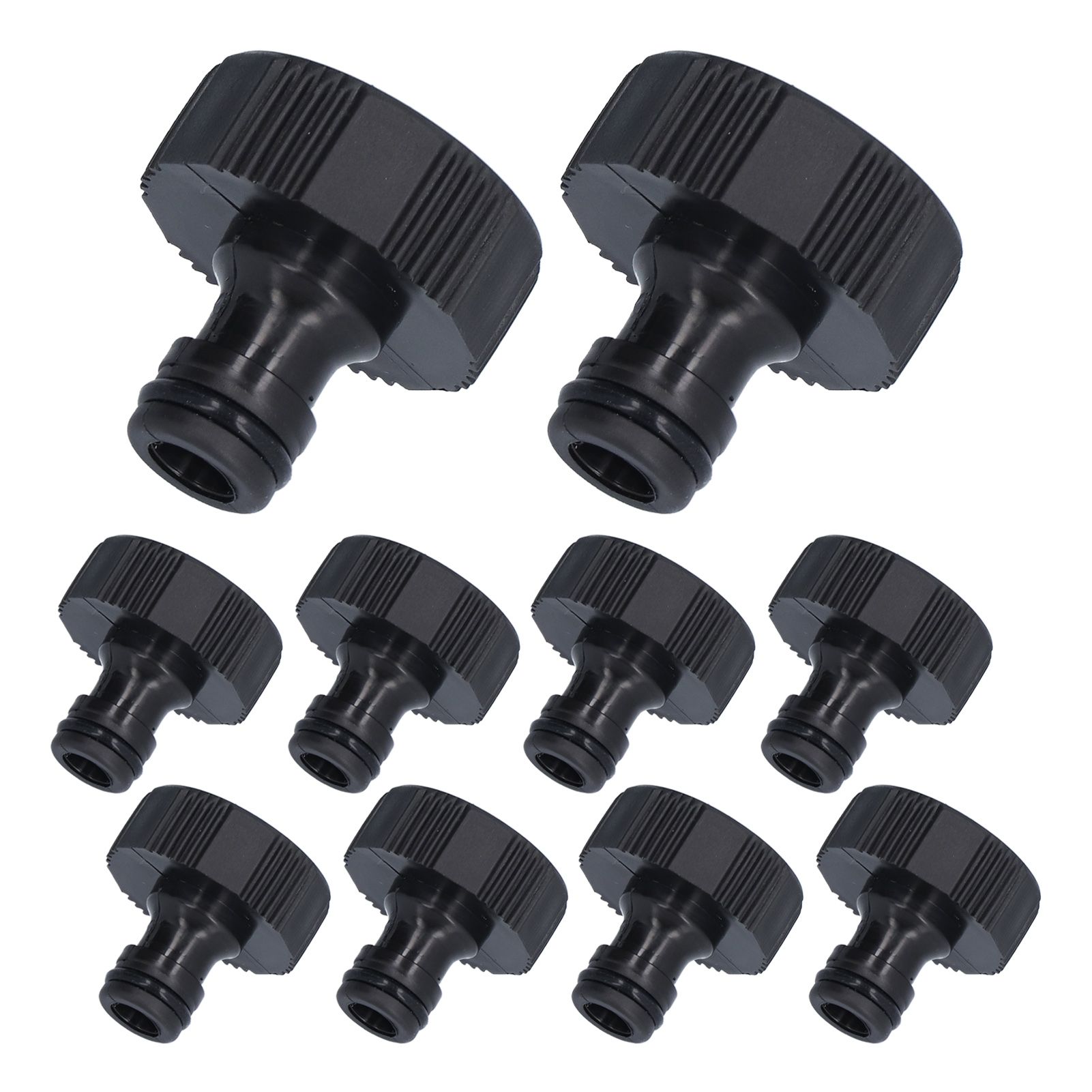 10Pcs 15mm Thread Adapter Plastic Sealable Durable Hose Connector for Courtyard GardenG1 Female Thread - Image 1