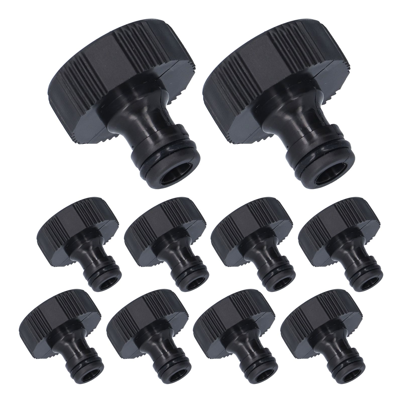 10Pcs 15mm Thread Adapter Plastic Sealable Durable Hose Connector for Courtyard GardenG1 Female Thread - Image 2