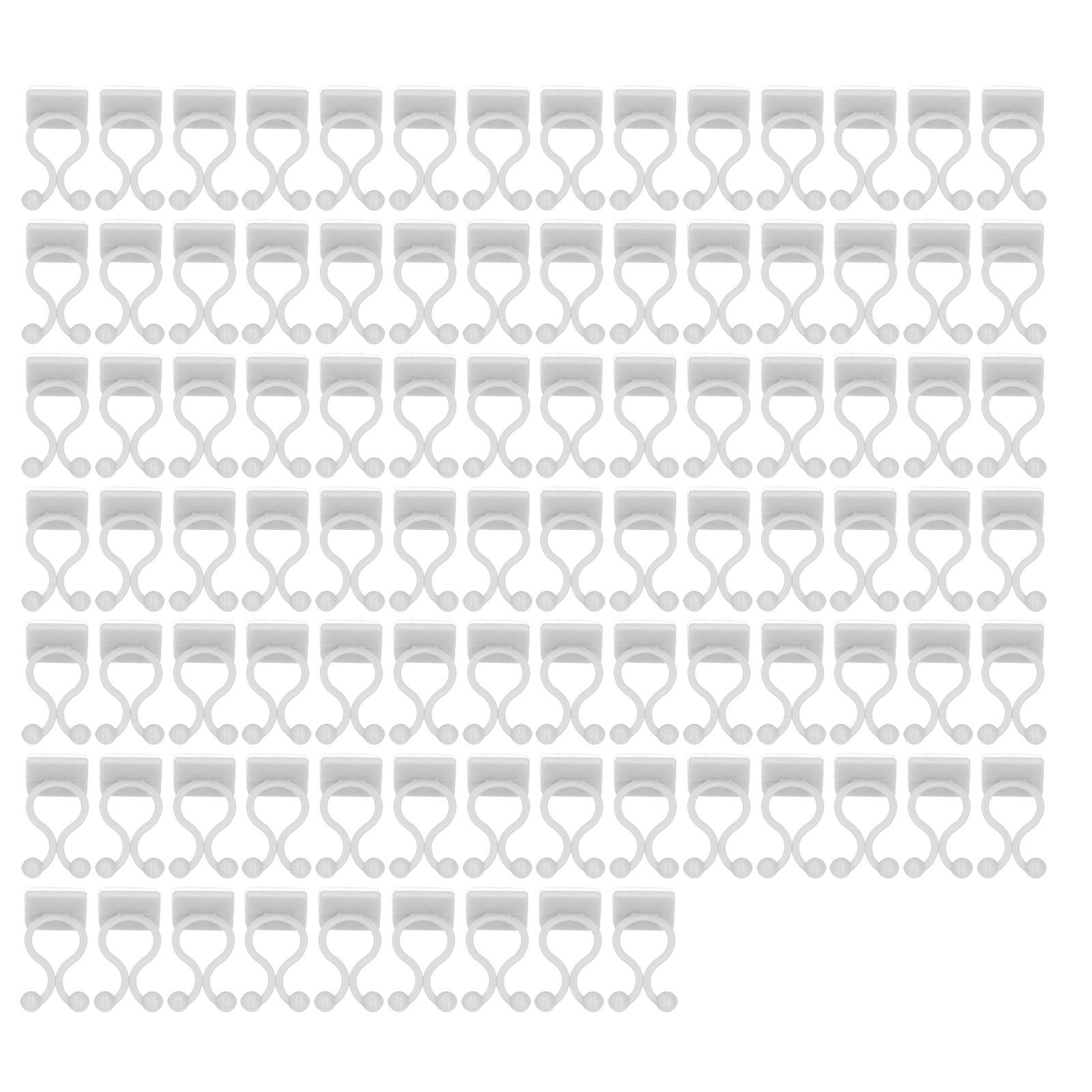 100PCS Plant Climbing Wall Fixture Wall Vines Fixing Clip Self Adhesive Branch Fixture Securing ClipWhite - Image 6