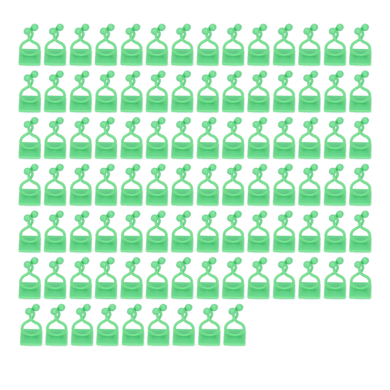 100PCS Plant Climbing Wall Fixture Wall Vines Fixing Clip Self Adhesive Branch Fixture Securing ClipGreen - Image 2
